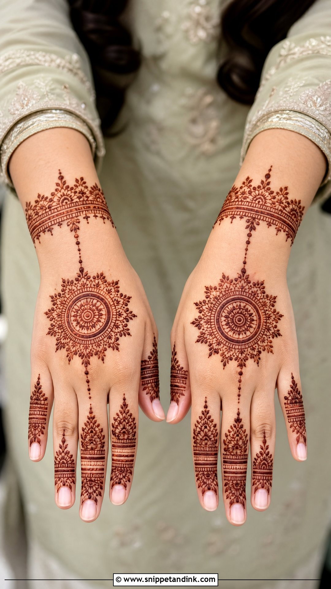 Matching Bridesmaid Mehndi Design - Snippet and Ink - 20 Mehndi Design for Best Friend Wedding Ideas