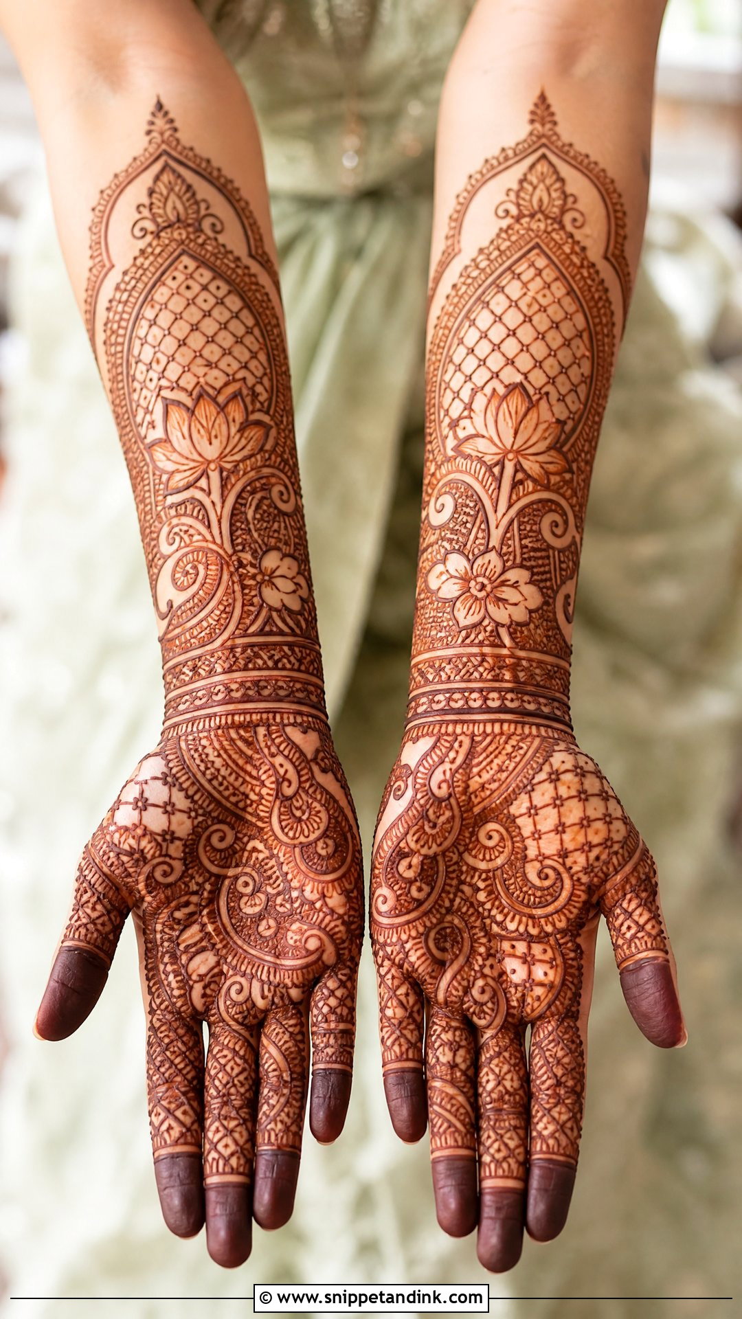 Matching Hand And Foot Bridal Mehendi - Snippet and Ink - 30 Mehendi Looks for Bride