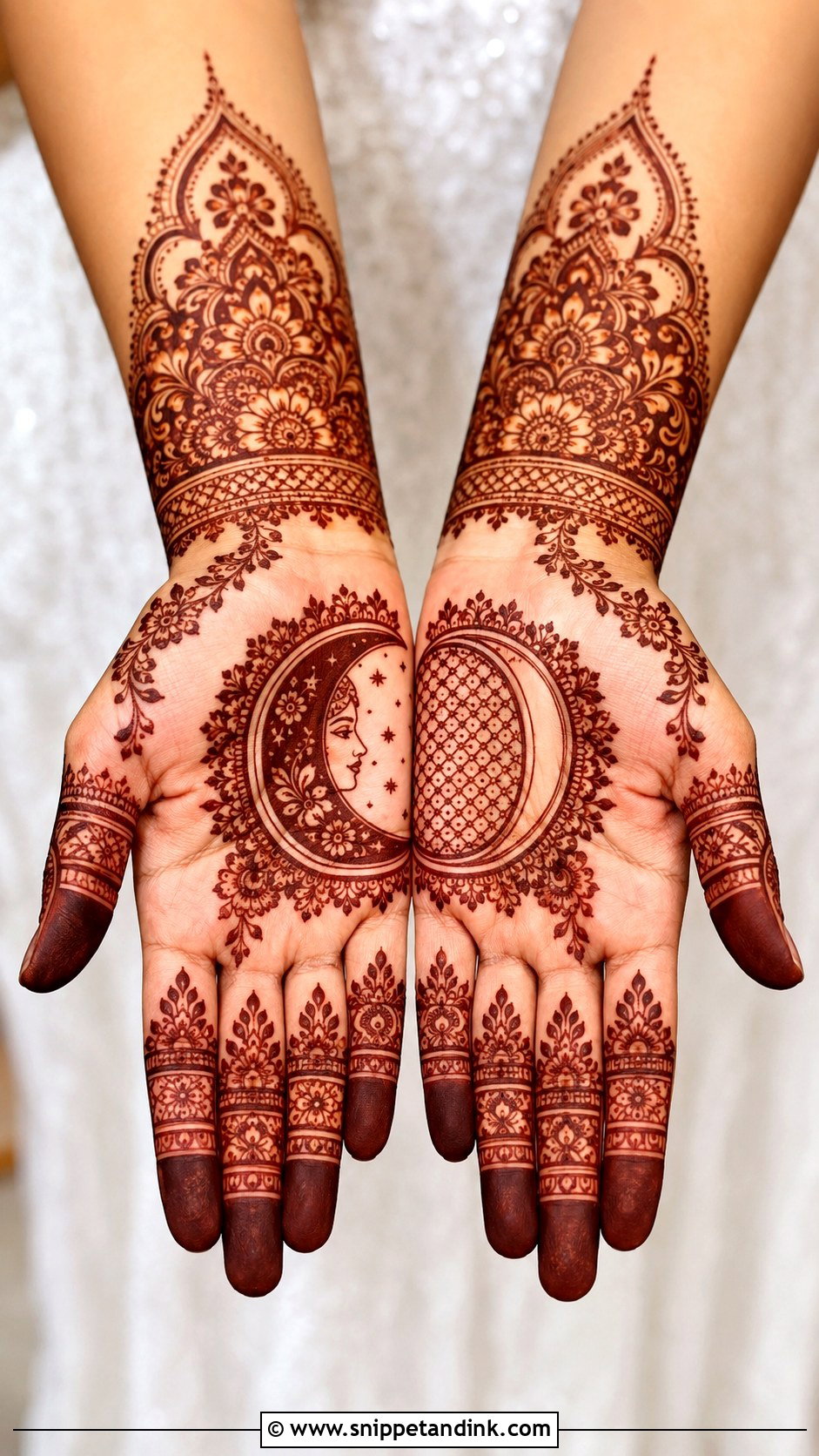 Matching Karva Chauth Mehndi Design - Snippet and Ink - 35 Karva Chauth Mehndi Designs
