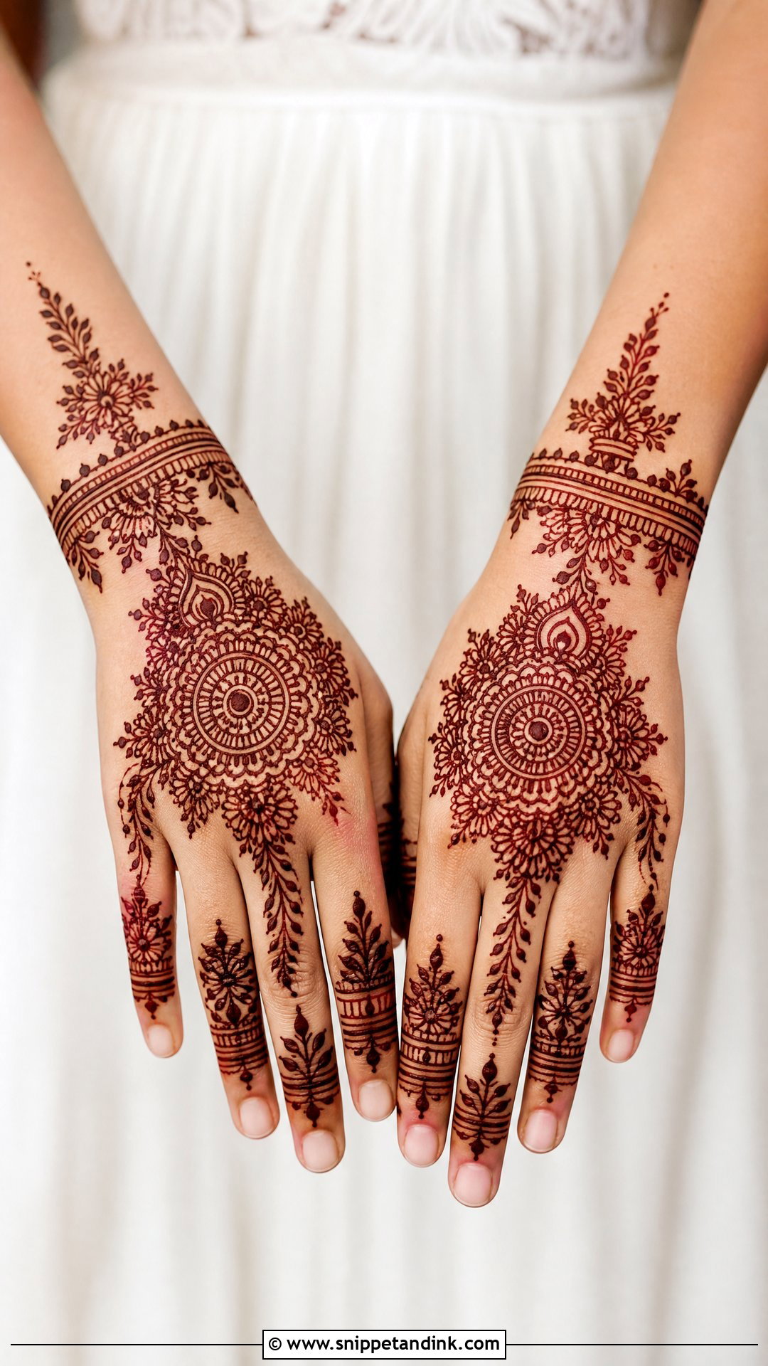 Matching Mehndi Design For Bridesmaids - Snippet and Ink - 25 Mehndi Designs for Bridesmaid