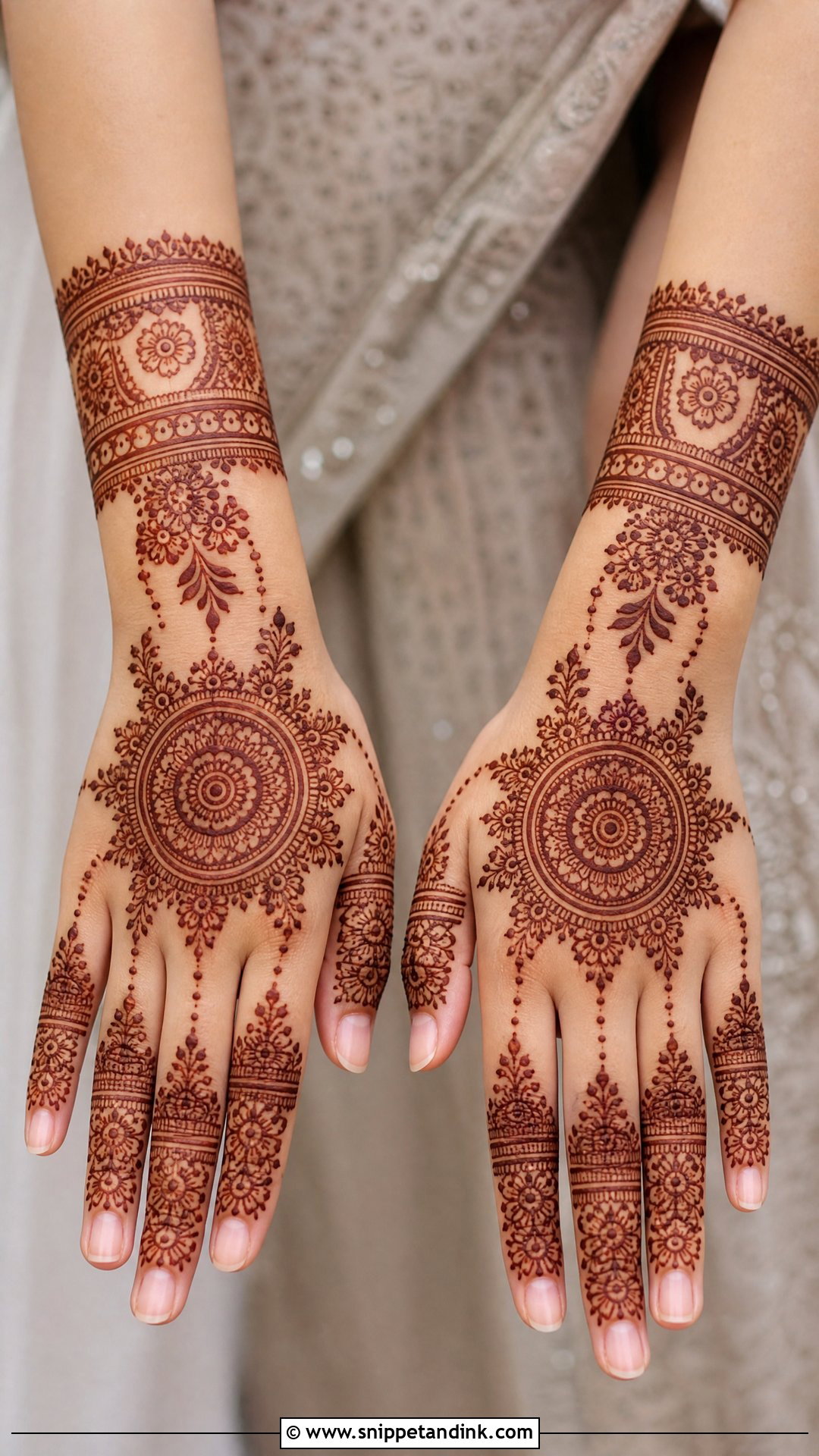 Matching Sister Wedding Mehndi Design - Snippet and Ink - 25 Sister Wedding Mehndi Design Ideas
