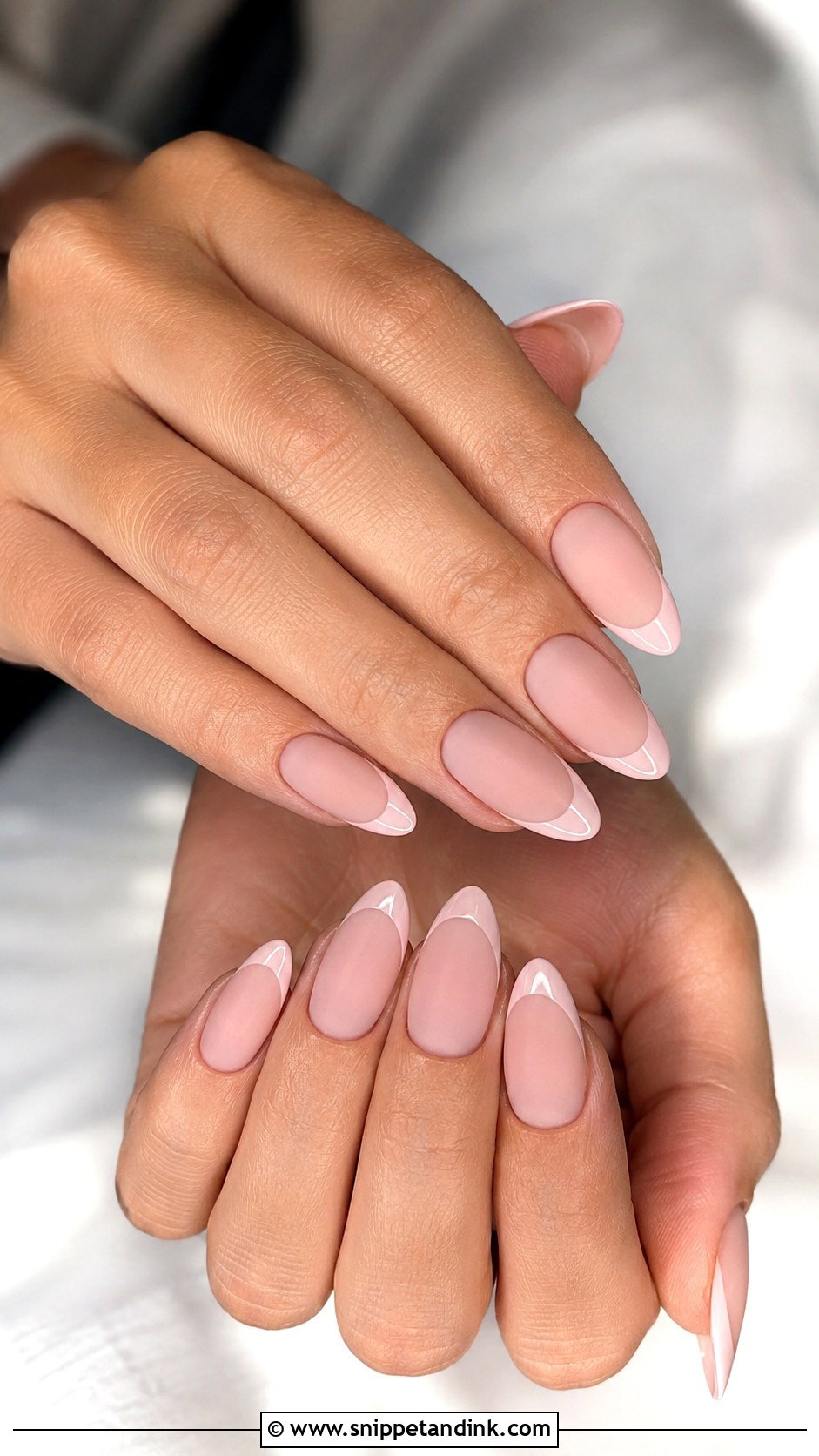 Matte Acrylic Almond Wedding Nails - Snippet and Ink - 20 Acrylic Almond Wedding Nails for Bride
