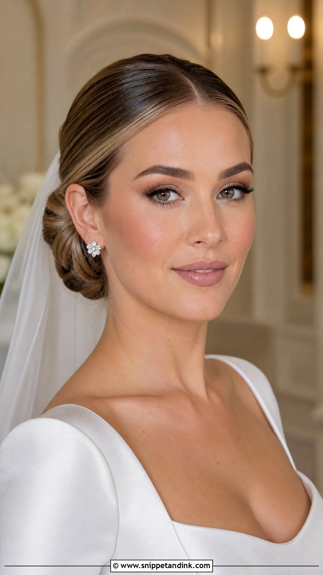 Matte Airbrush Wedding Makeup - Snippet and Ink - 20 Airbrush Wedding Makeup Ideas