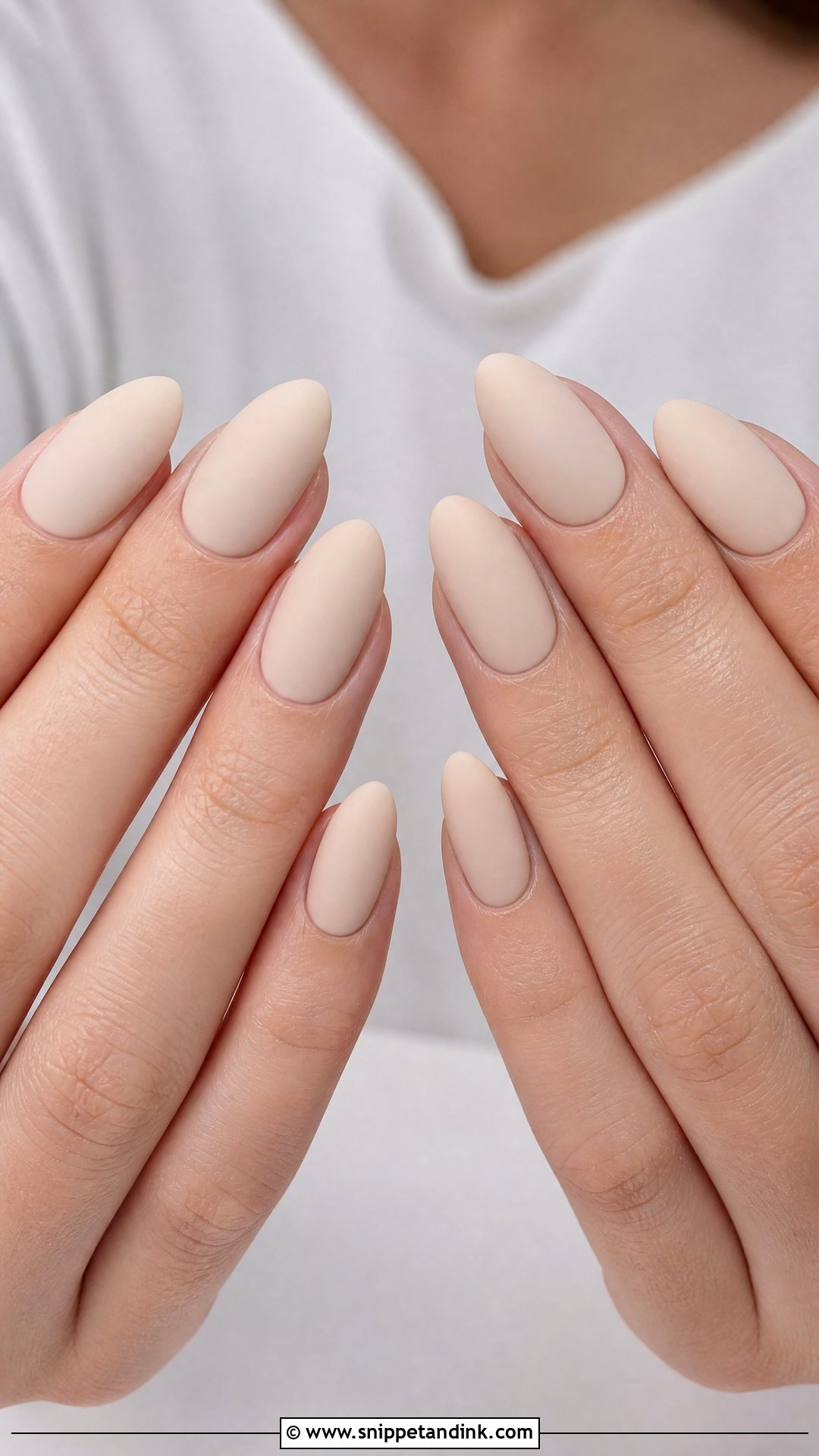 Matte Almond Wedding Nails - Snippet and Ink - 25 Almond Wedding Nails