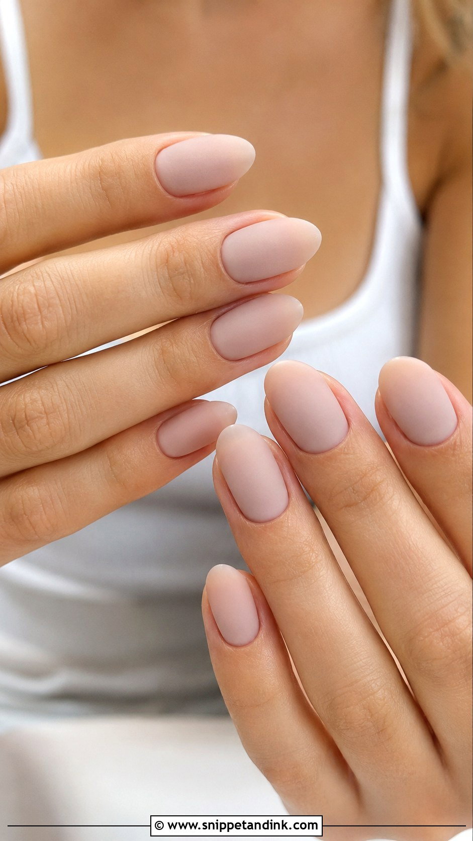 Matte Almond Wedding Nails - Snippet and Ink - 20 Almond Shape Wedding Nails