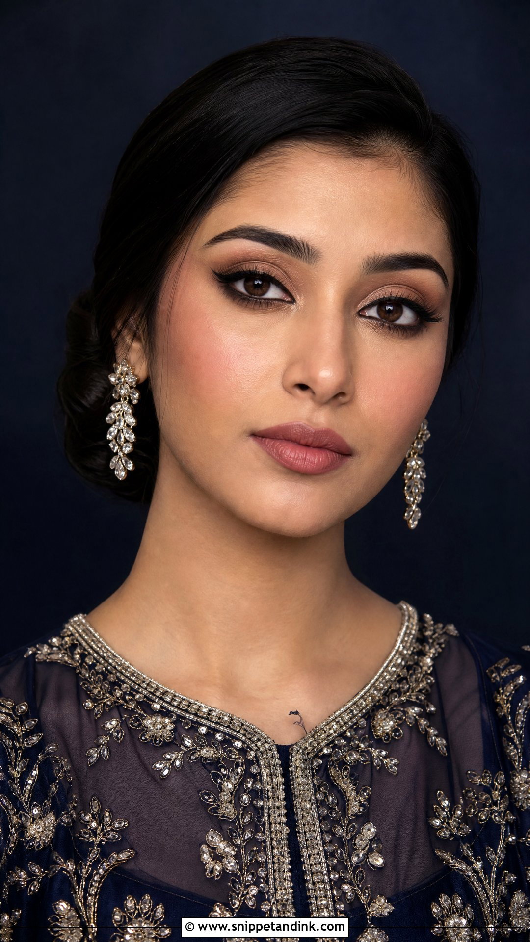 Matte Asian Wedding Guest Makeup - Snippet and Ink - 20 Asian Wedding Guest Makeup Ideas