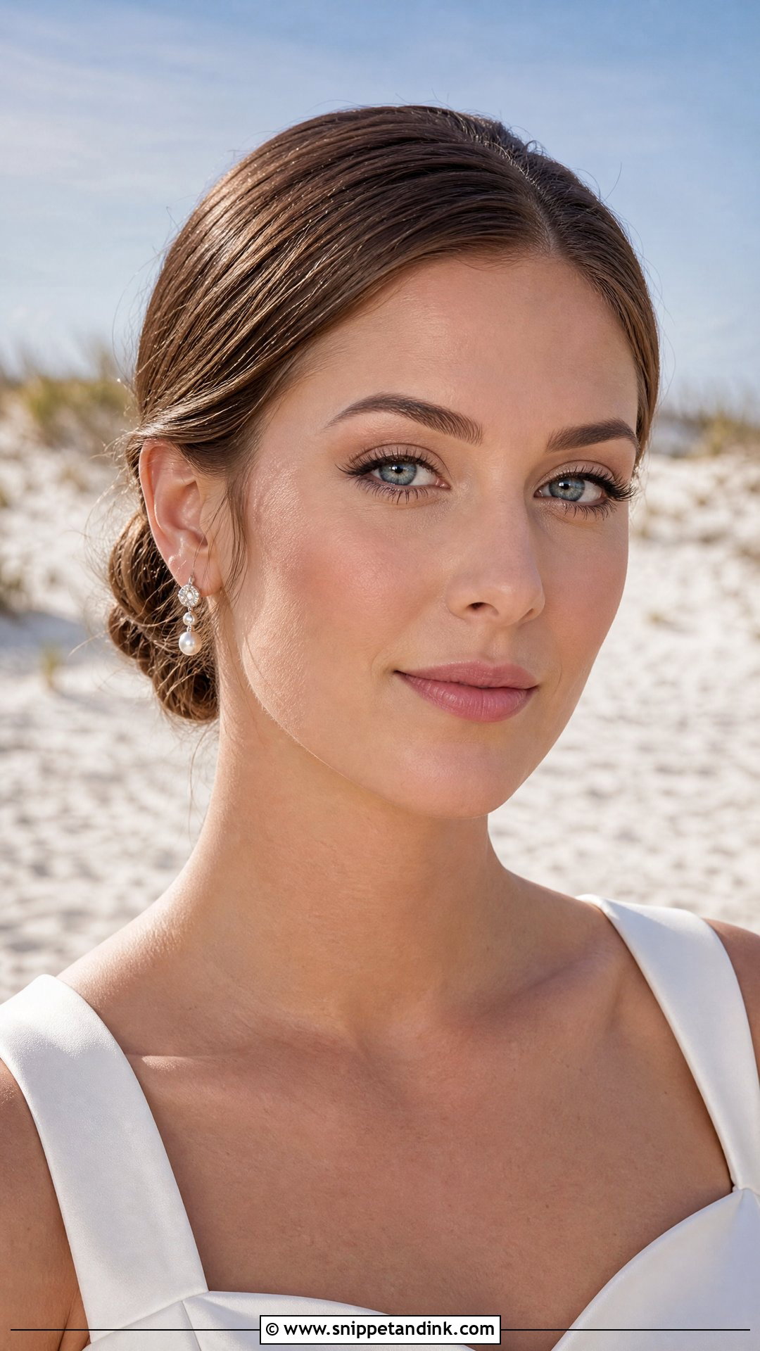 Matte Beach Wedding Makeup For Blue Eyes - Snippet and Ink - 20 Beach Wedding Makeup for Blue Eyes