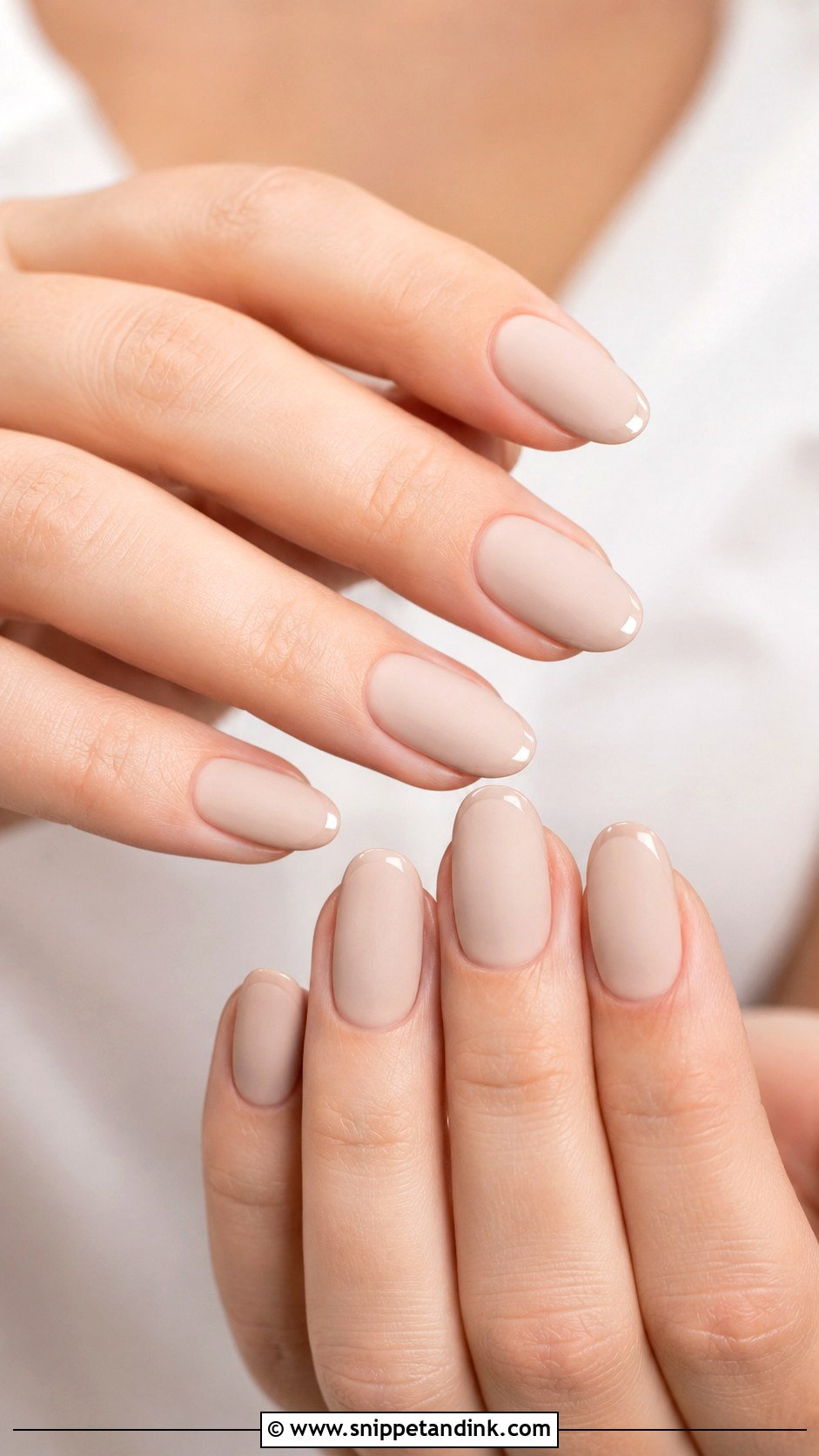 Matte Beige Wedding Nails - Snippet and Ink - 20 Beige Wedding Nails