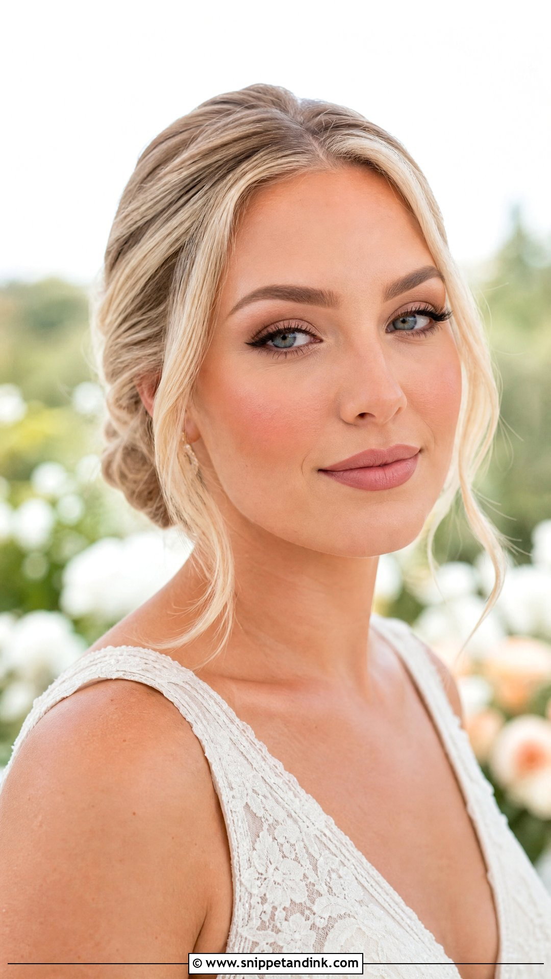 Matte Boho Bridal Makeup - Snippet and Ink - 20 Boho Wedding Makeup Ideas