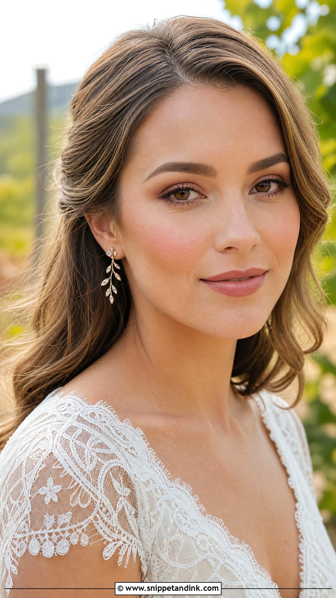 Matte Boho Bridal Makeup - Snippet and Ink - 20 Boho Bridal Makeup Ideas