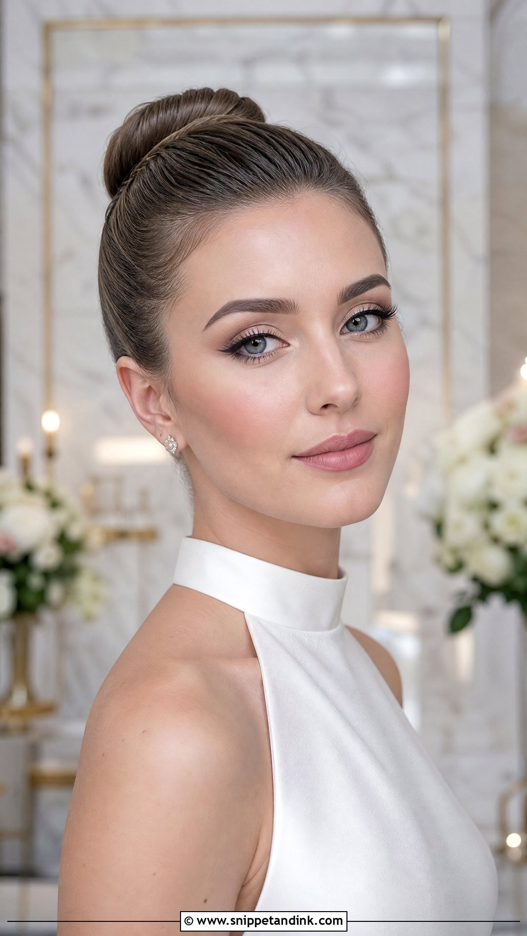 Matte Bridal Eye Makeup - Snippet and Ink - 20 Bride Eye Makeup Wedding Day Ideas