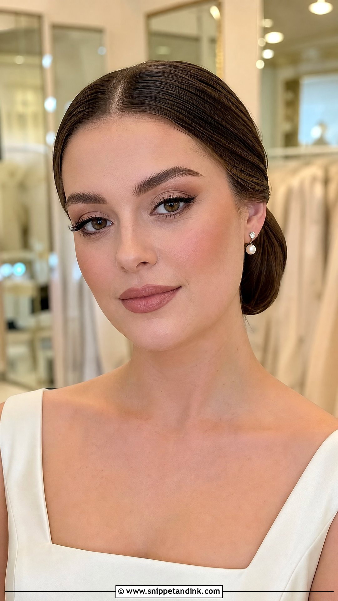 Matte Bridal Makeup - Snippet and Ink - 20 Easy Bridal Makeup Ideas
