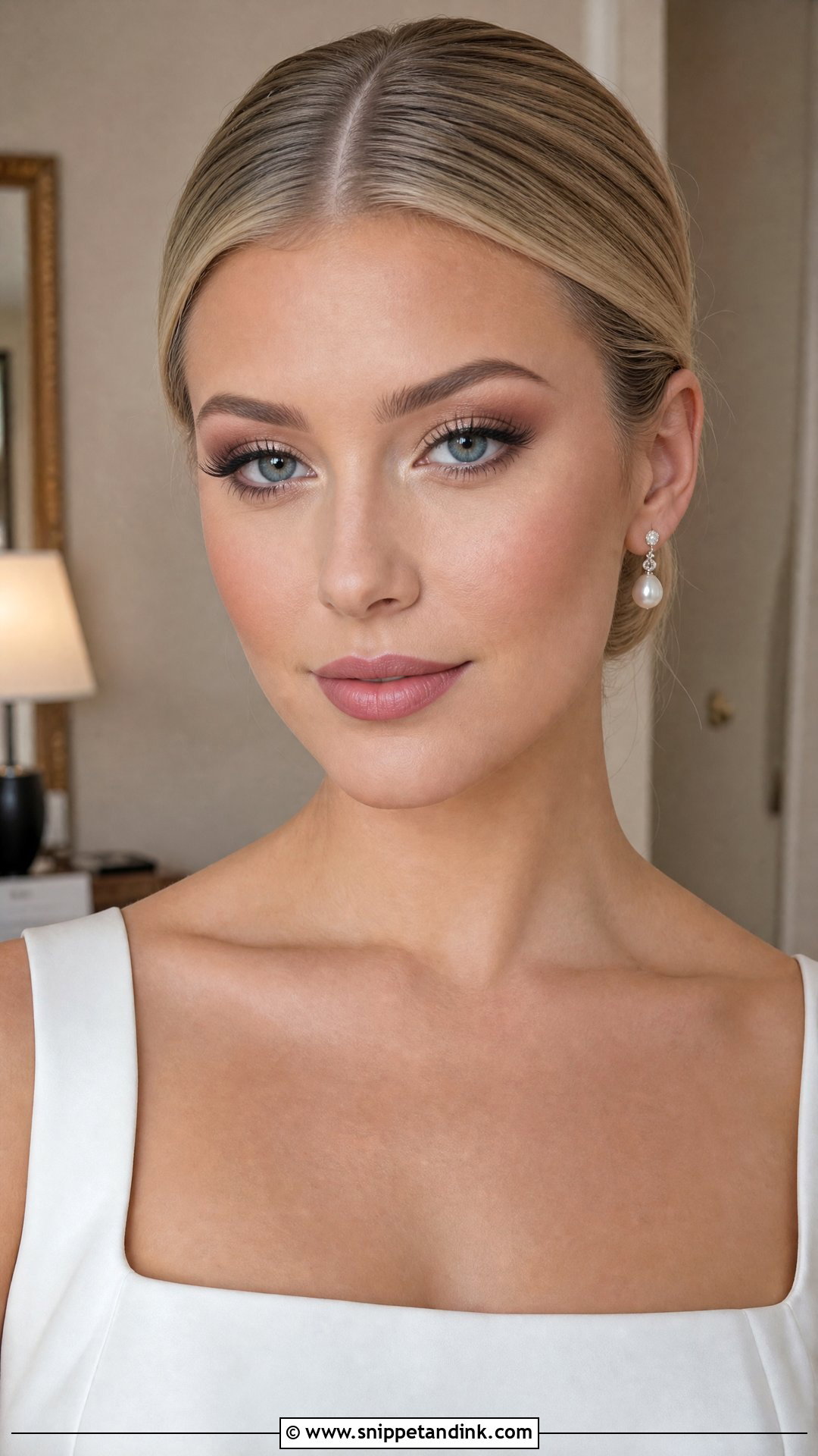 Matte Bridal Makeup - Snippet and Ink - 20 Modern Bridal Makeup Ideas