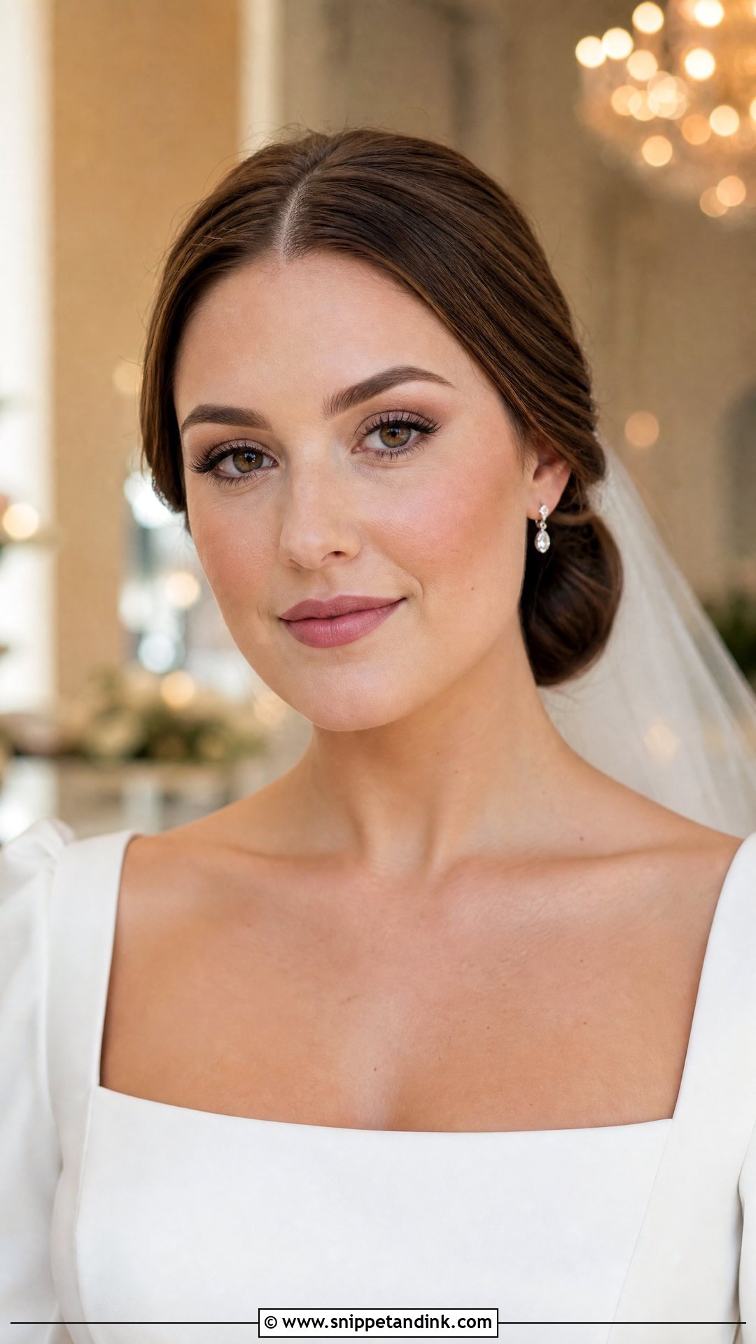 Matte Bridal Makeup - Snippet and Ink - 20 Simple Bridal Makeup Look Ideas
