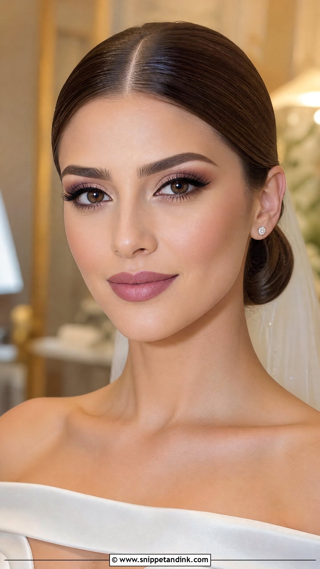 Matte Bridal Makeup - Snippet and Ink - 20 Traditional Bridal Makeup Ideas