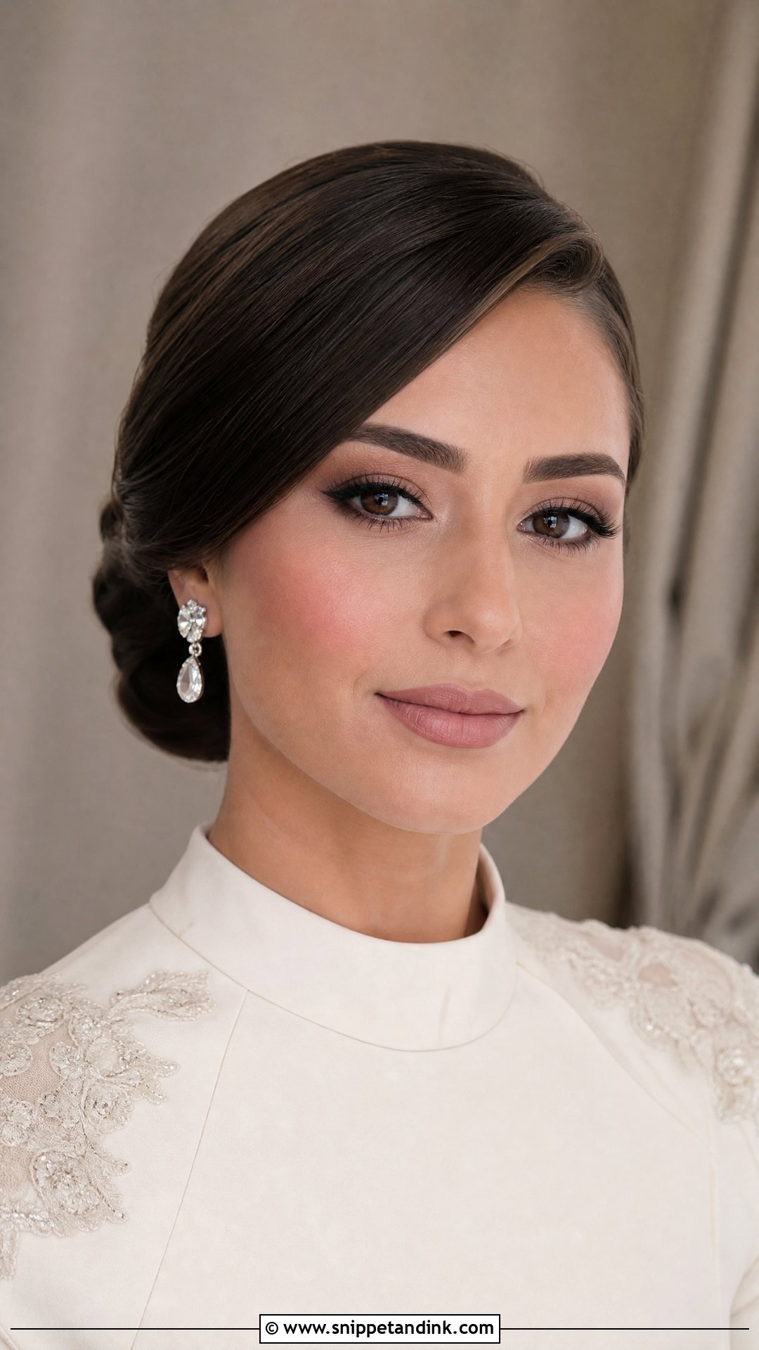 Matte Bridal Makeup - Snippet and Ink - 20 Bridal Look Makeup Ideas