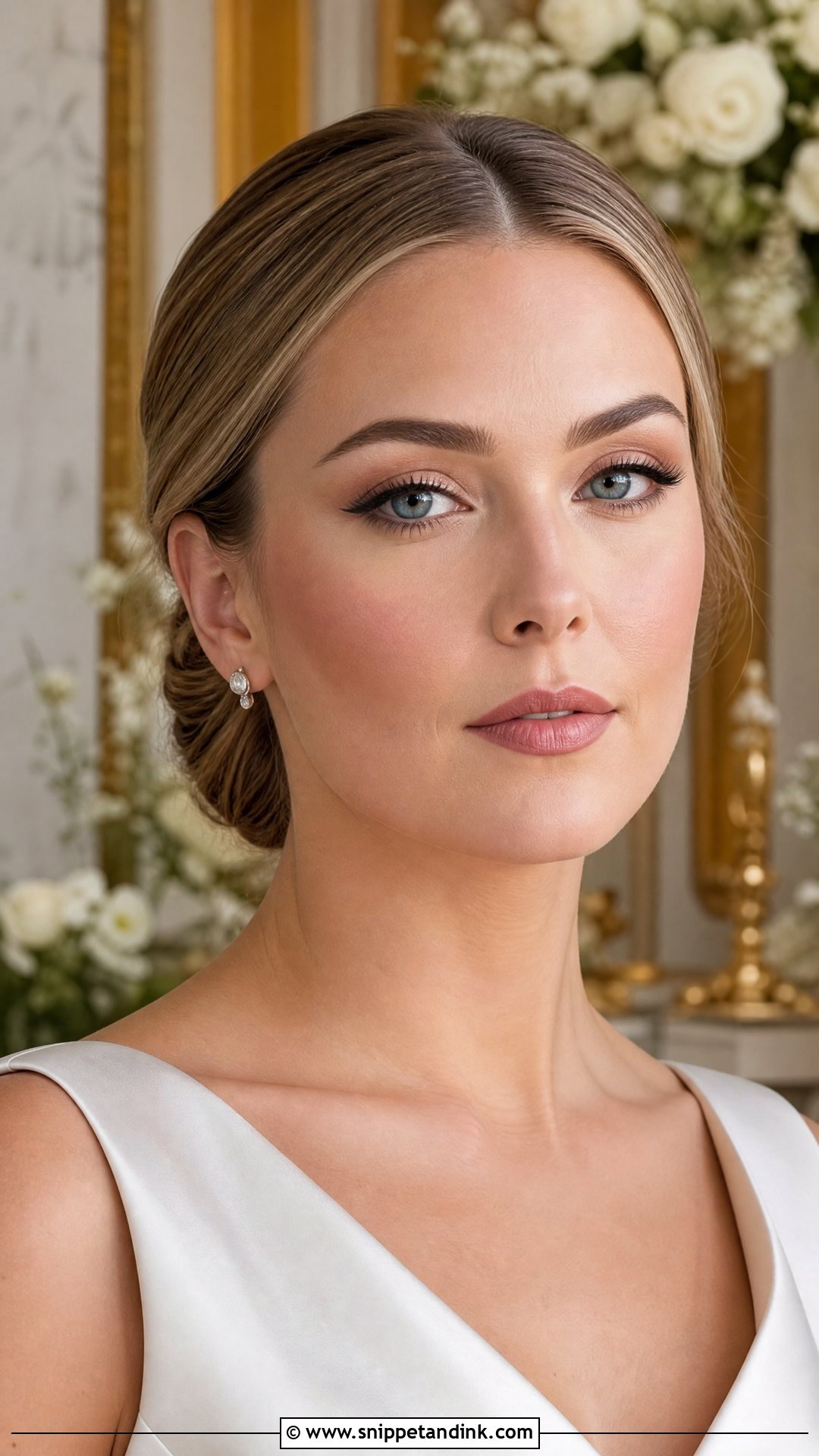 Matte Bridal Makeup - Snippet and Ink - 20 Wedding Day Makeup for Bride Ideas