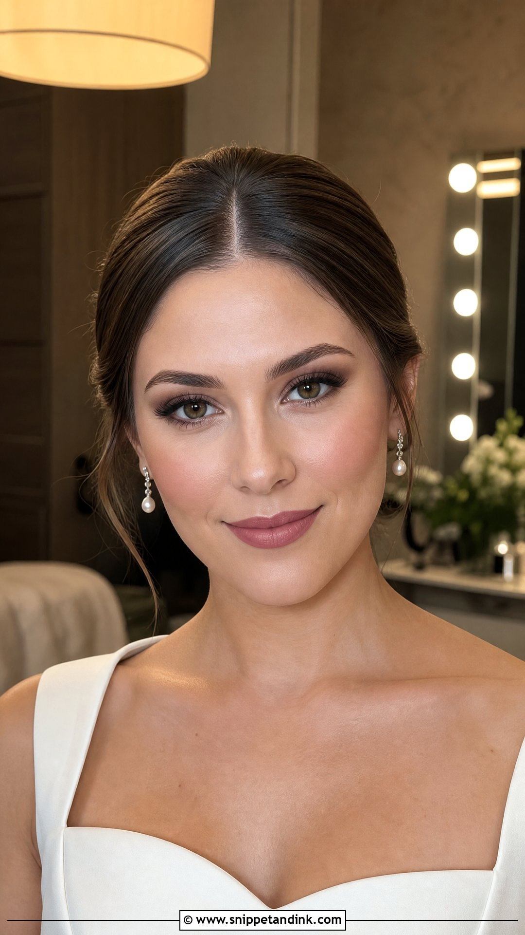 Matte Bridal Makeup - Snippet and Ink - 25 Makeup for Wedding for Bride Ideas