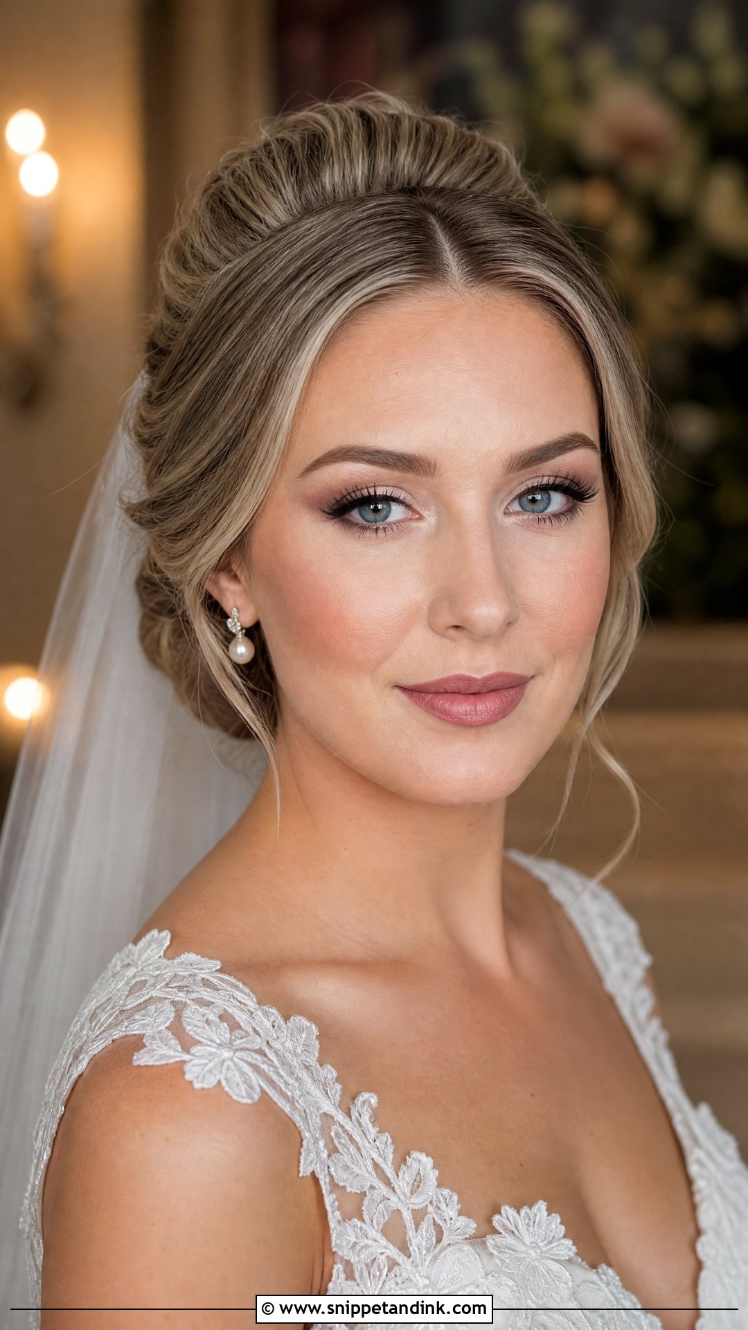 Matte Bridal Makeup - Snippet and Ink - 25 Neutral Bridal Makeup Ideas