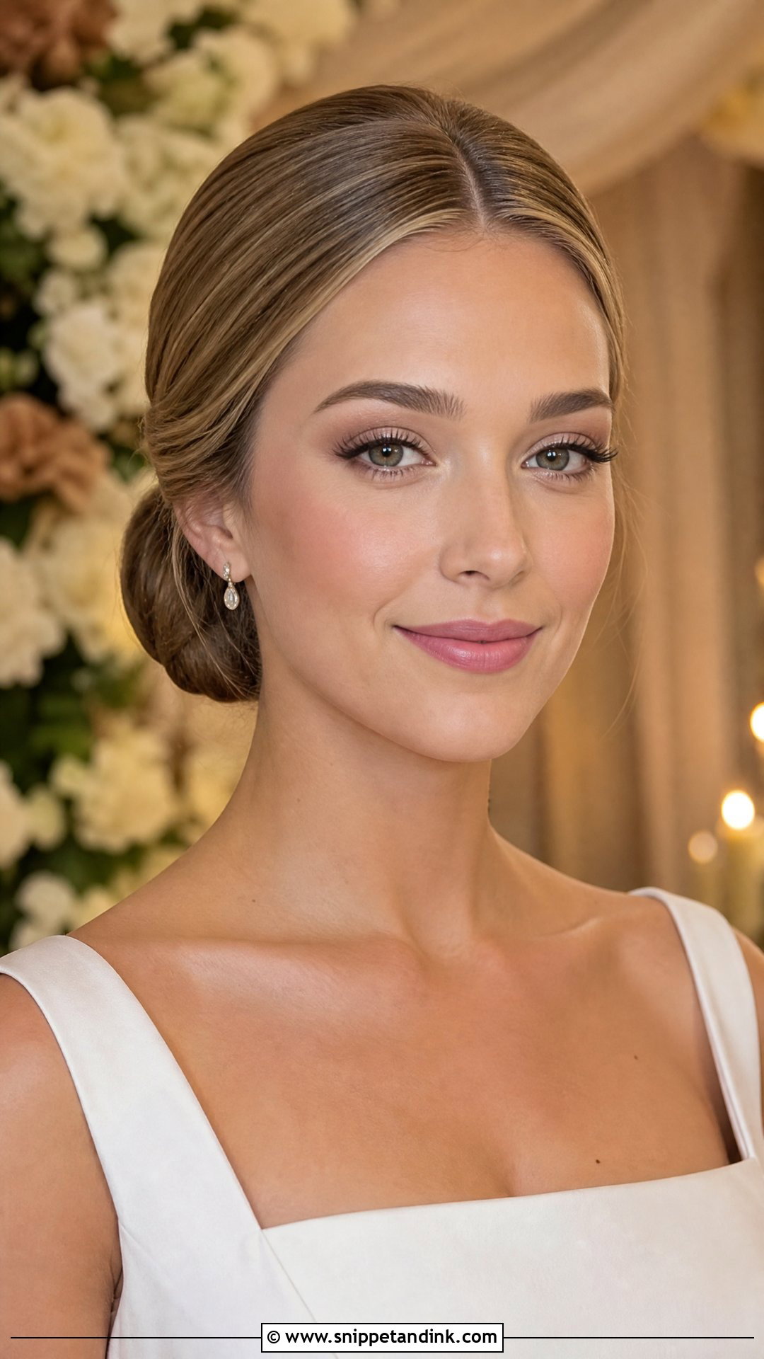 Matte Bridal Makeup - Snippet and Ink - 25 Romantic Bridal Makeup Ideas