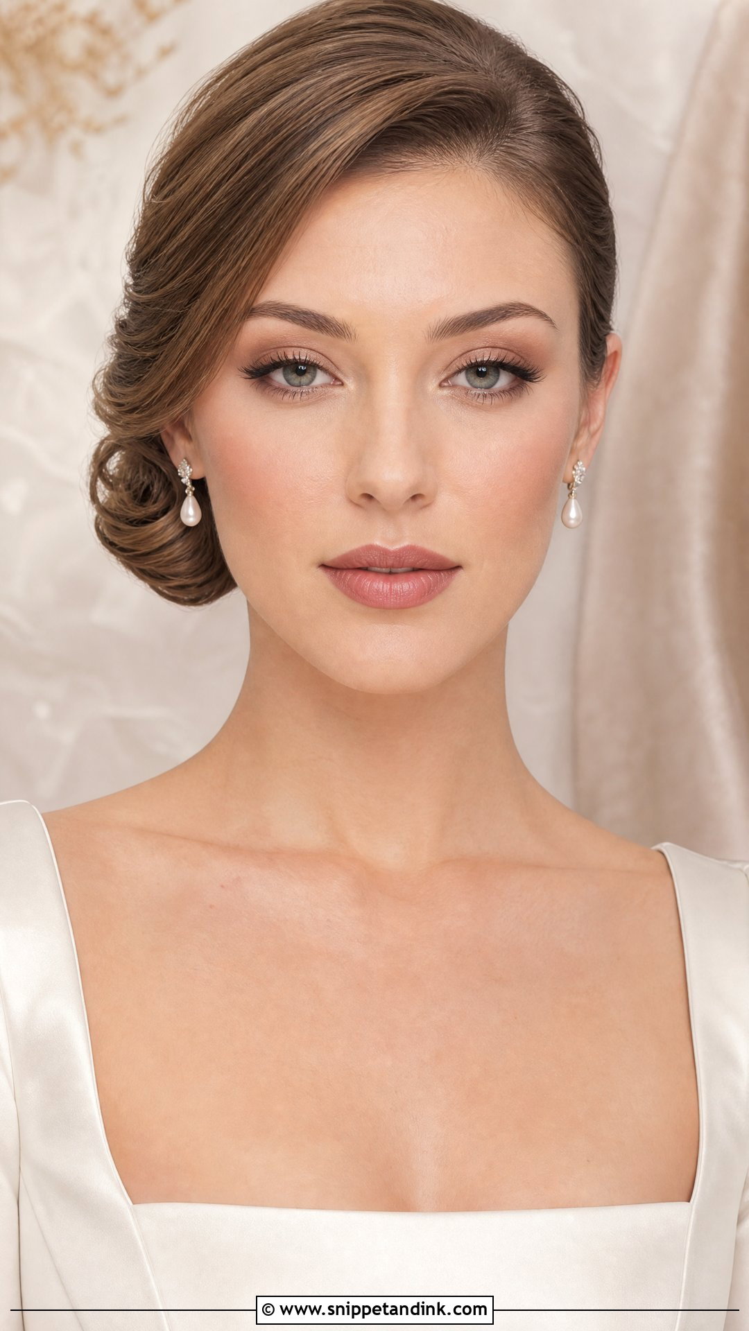 Matte Bridal Makeup - Snippet and Ink - 30 Simple Bridal Makeup Ideas