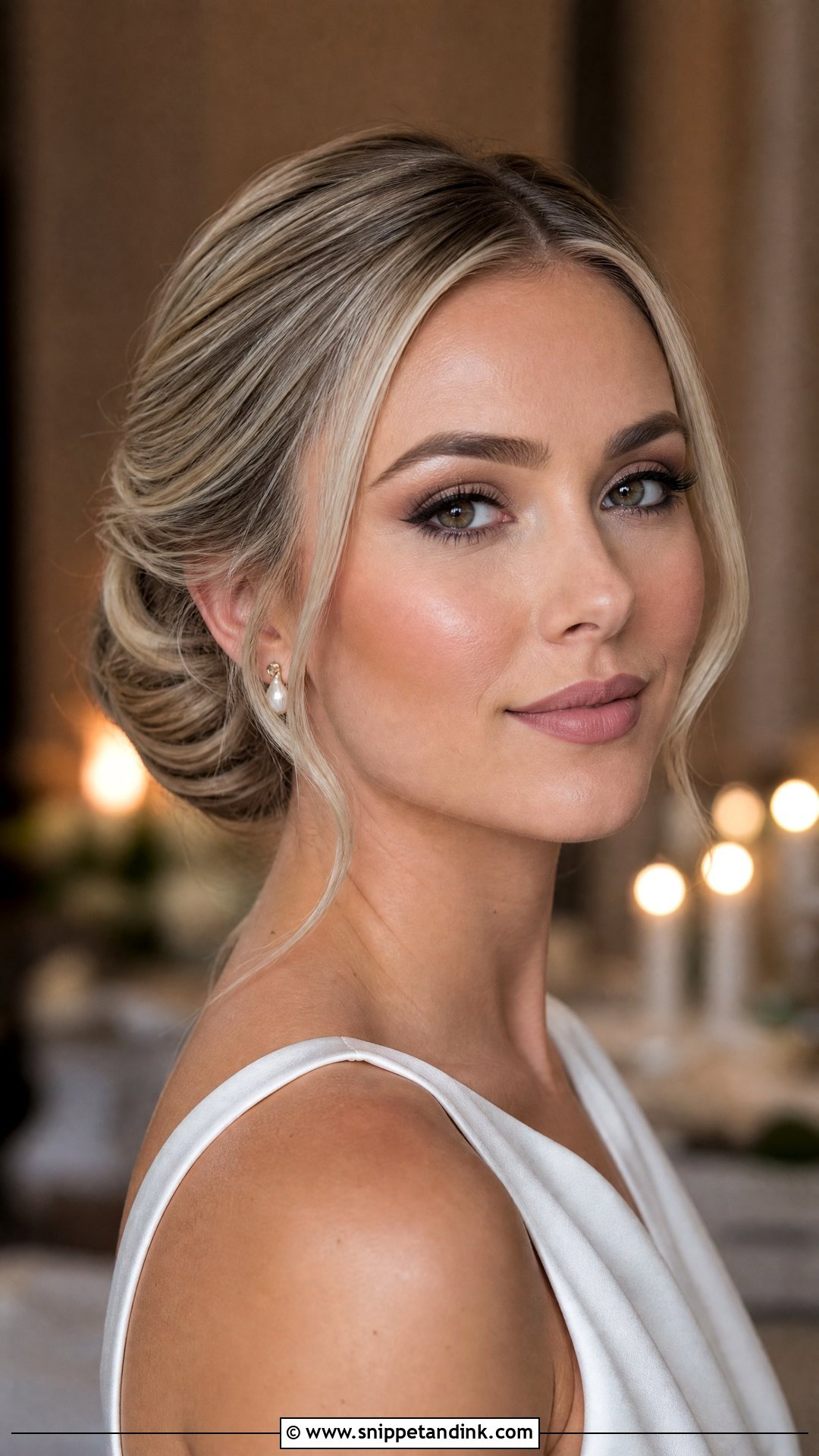Matte Bridal Makeup - Snippet and Ink - 20 Brides Make Up Wedding Ideas