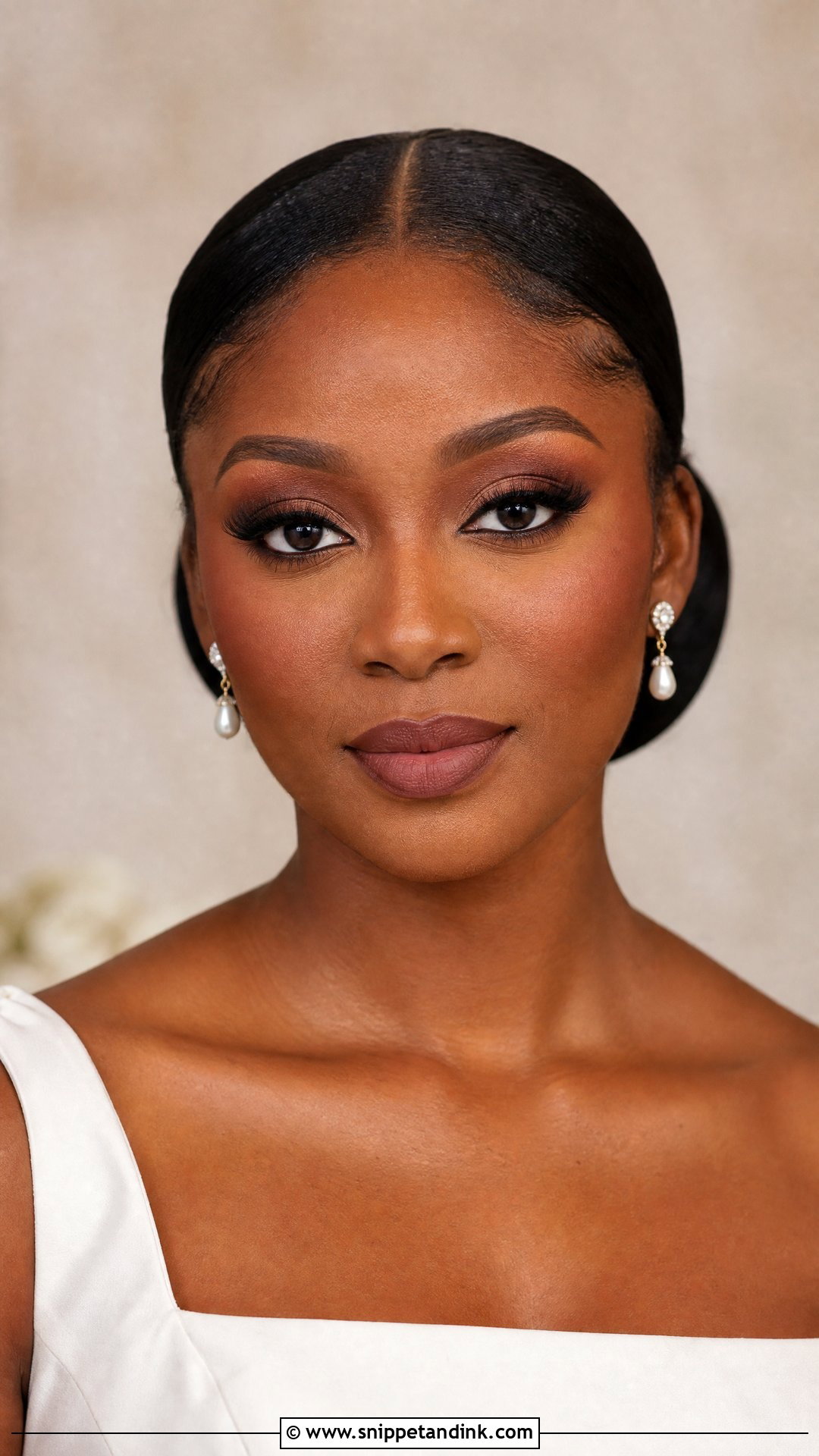 Matte Bridal Makeup For Black Women - Snippet and Ink - 25 Bridal Makeup Black Women