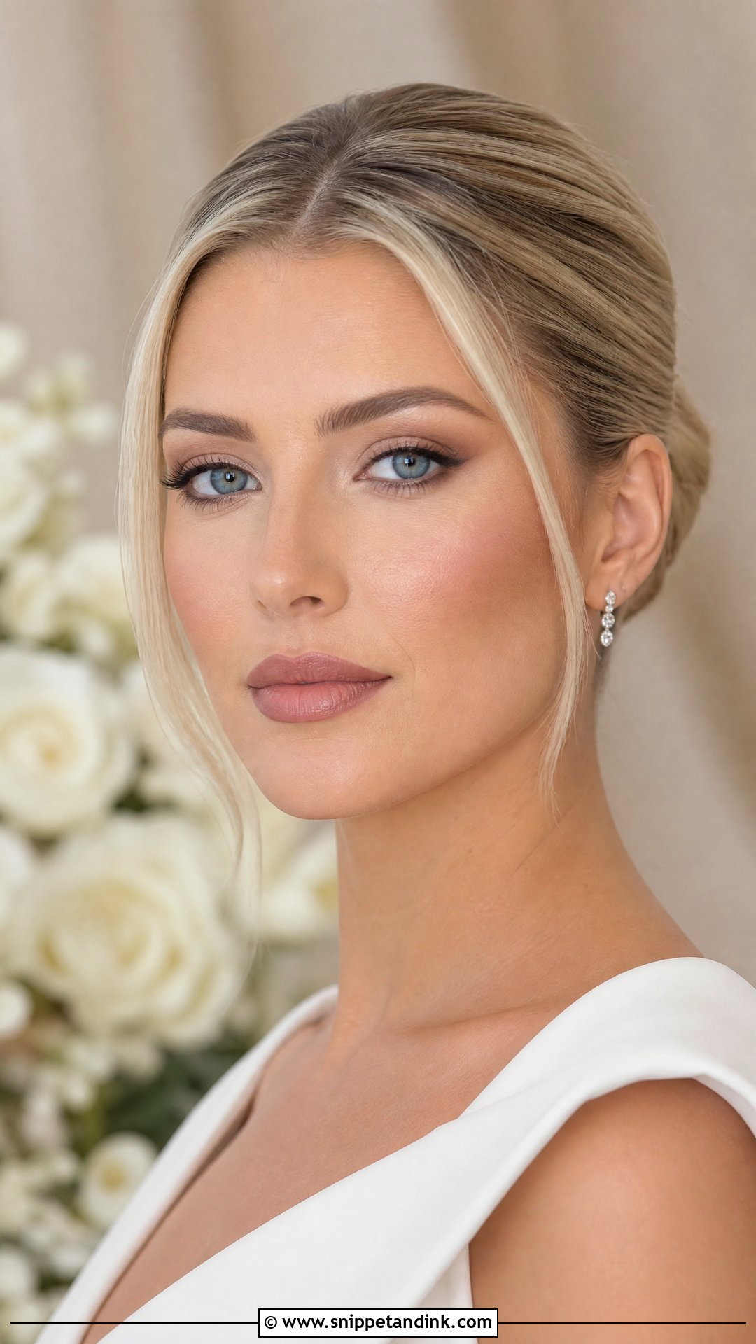 Matte Bridal Makeup For Blue Eyes - Snippet and Ink - 20 Soft Bridal Makeup for Blue Eyes