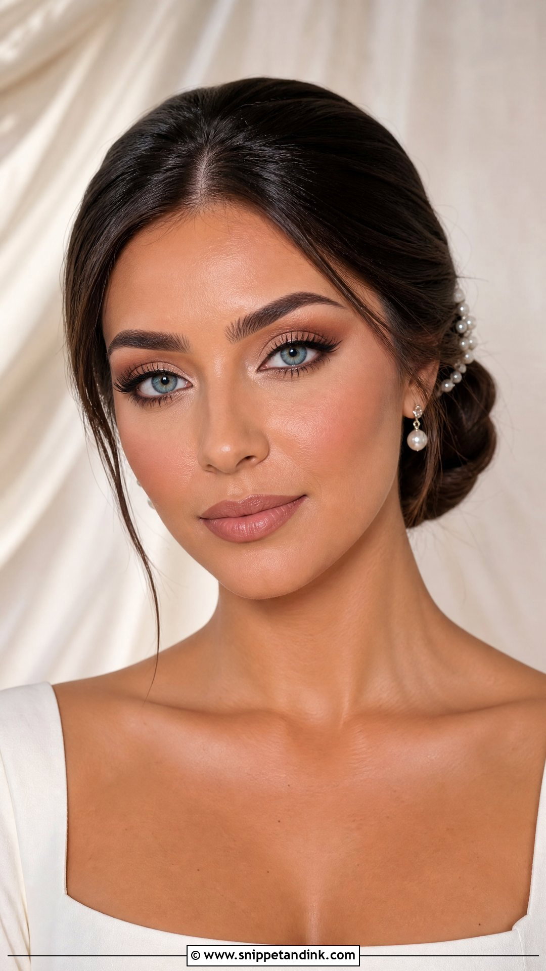 Matte Bridal Makeup For Blue Eyes - Snippet and Ink - 30 Bridal Makeup for Blue Eyes