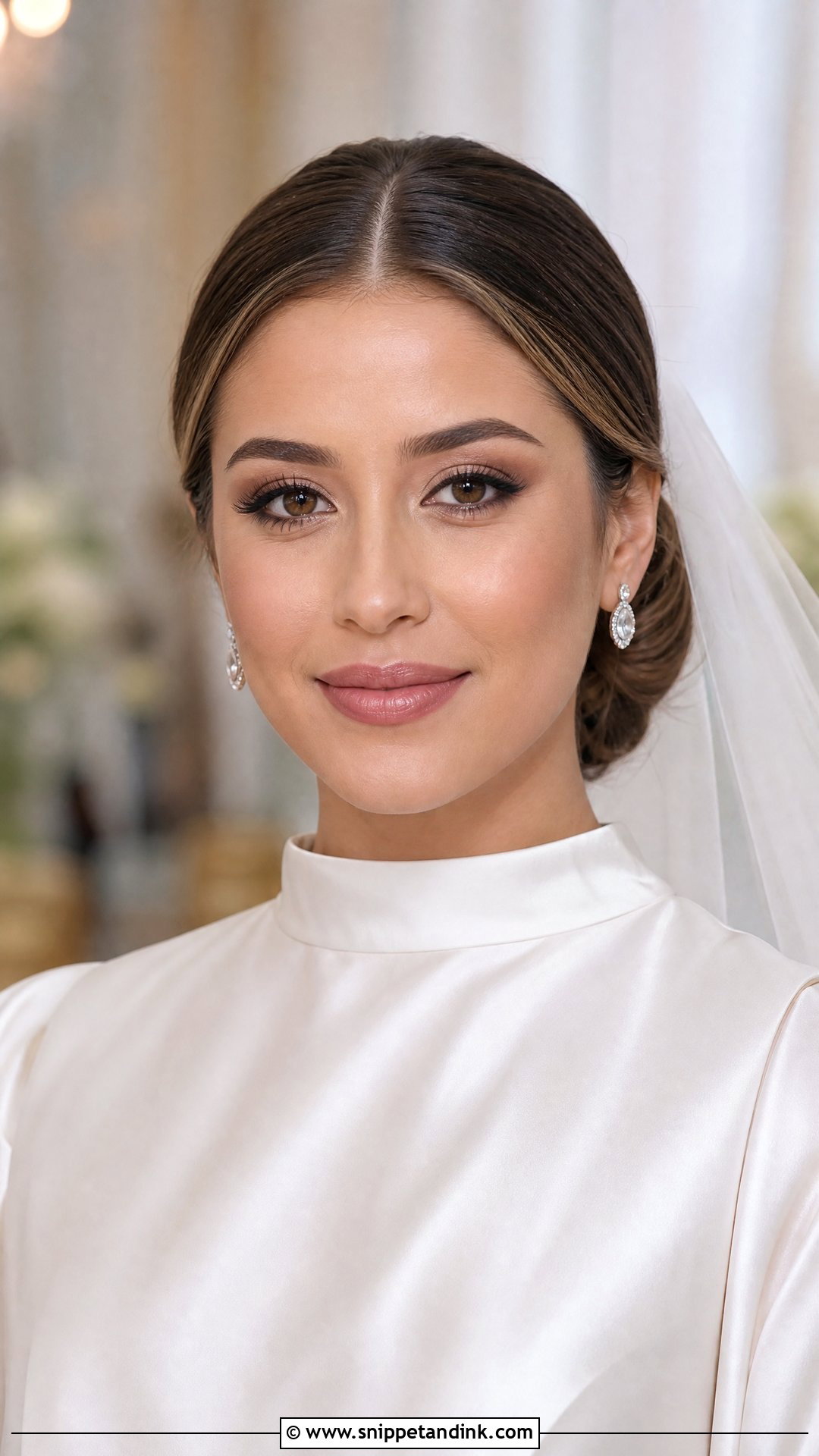 Matte Bridal Makeup For Brown Eyes - Snippet and Ink - 30 Romantic Bridal Wedding Makeup for Brown Eyes
