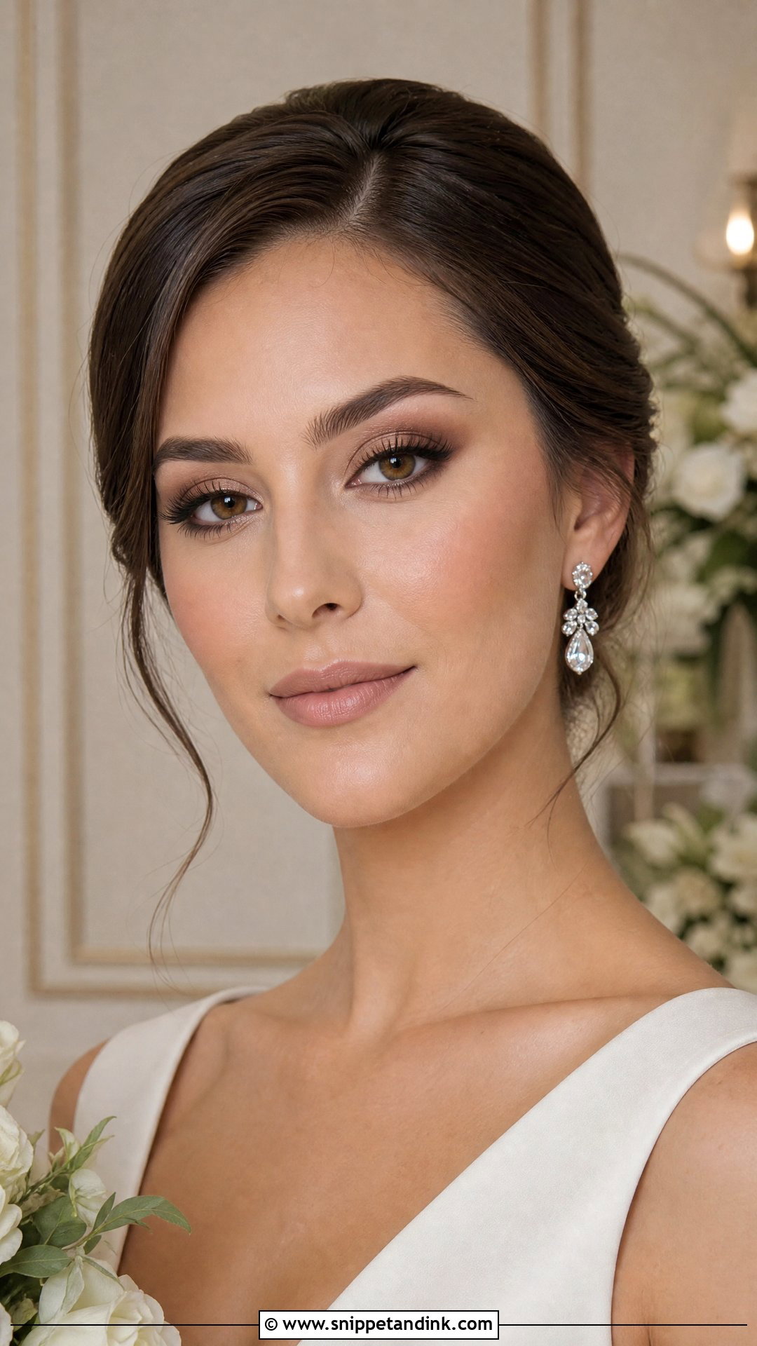 Matte Bridal Makeup For Brunette Brown Eyes - Snippet and Ink - 20 Bridal Makeup Brunette Brown Eyes