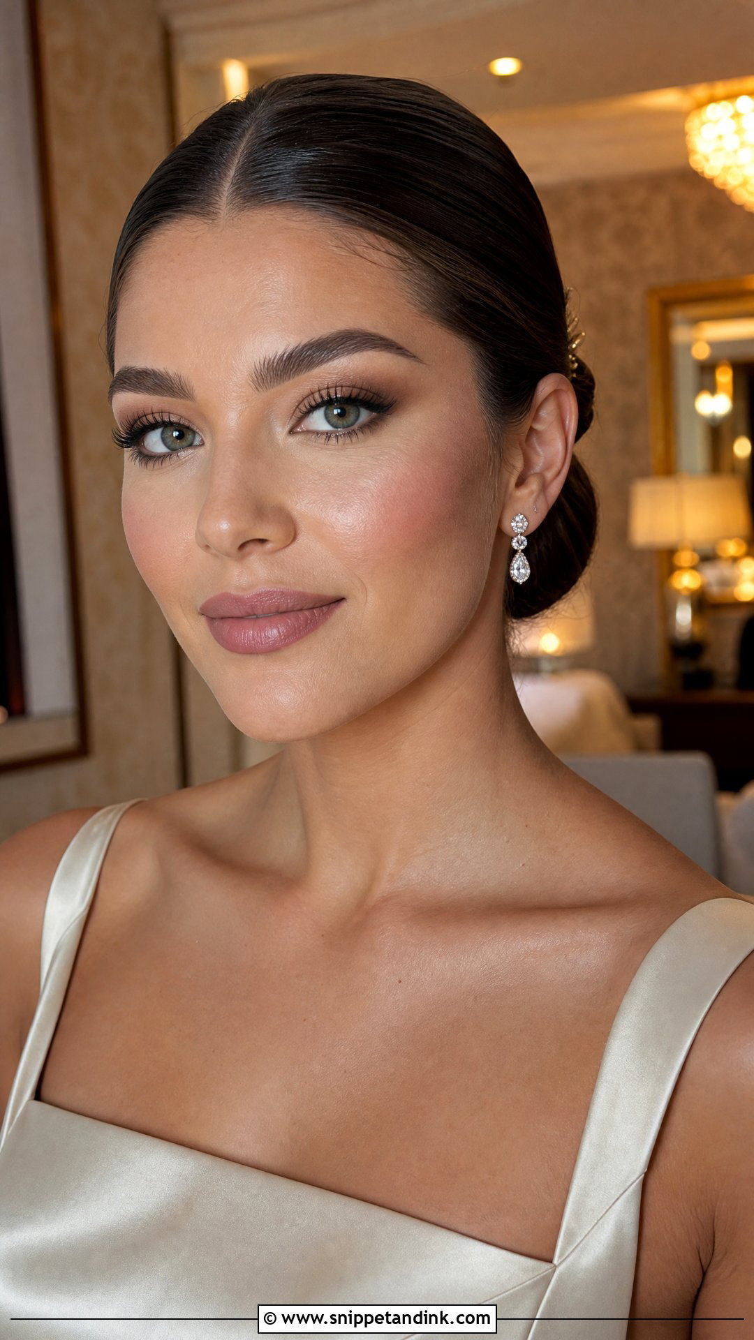 Matte Bridal Makeup For Brunettes - Snippet and Ink - 25 Bridal Makeup for Brunettes