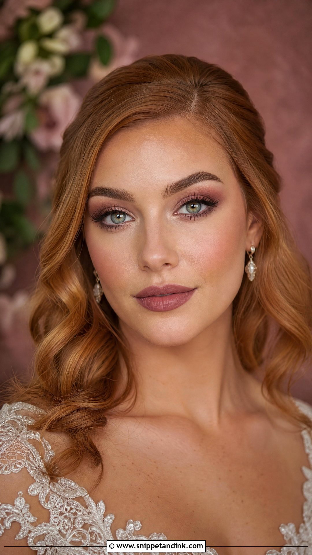 Matte Bridal Makeup For Green Eyes - Snippet and Ink - 20 Matte Bridal Makeup Ideas
