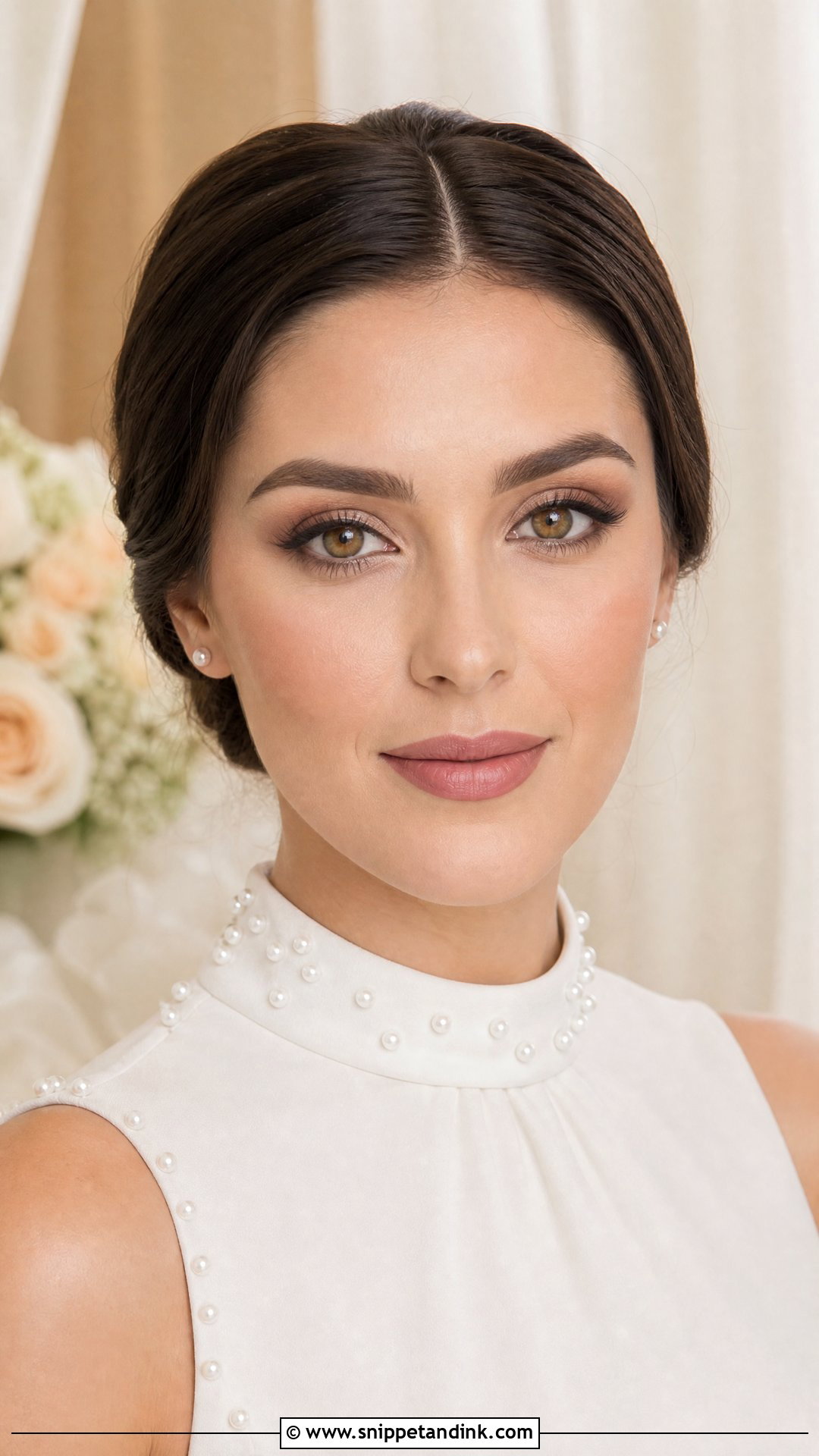 Matte Bridal Makeup For Hazel Eyes Brunette - Snippet and Ink - 20 Bridal Makeup for Hazel Eyes Brunette