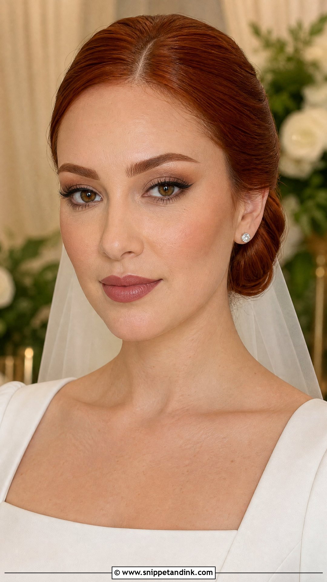 Matte Bridal Makeup For Redheads - Snippet and Ink - 25 Bridal Makeup for Redheads