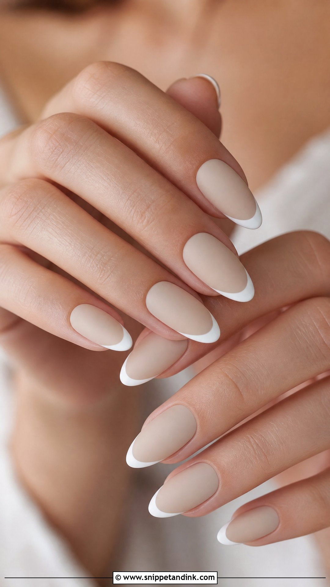 Matte Bridal Nails - Snippet and Ink - 25 Bridal Nails Ideas