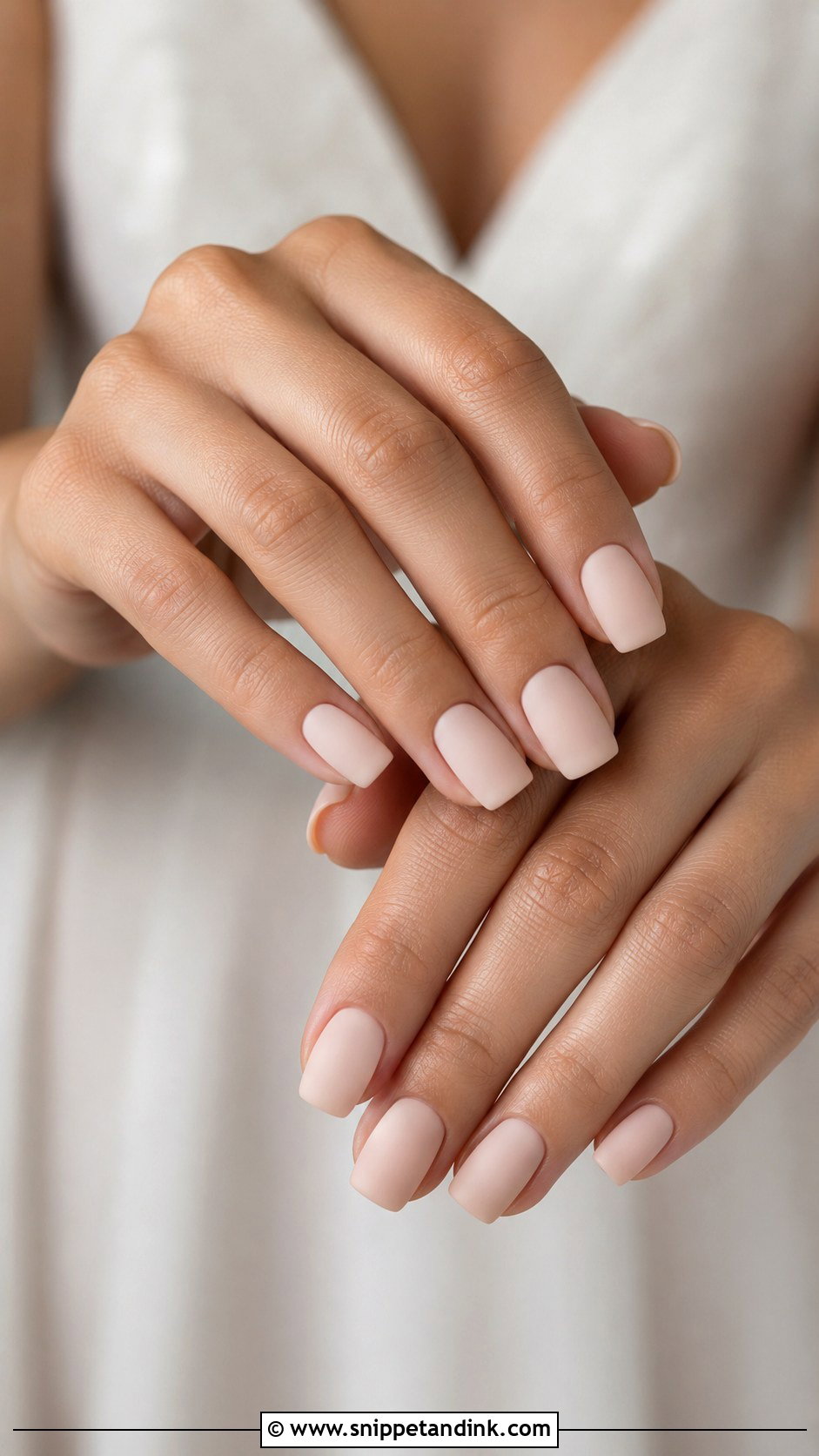 Matte Bridal Nails - Snippet and Ink - 30 Elegant Bridal Nails