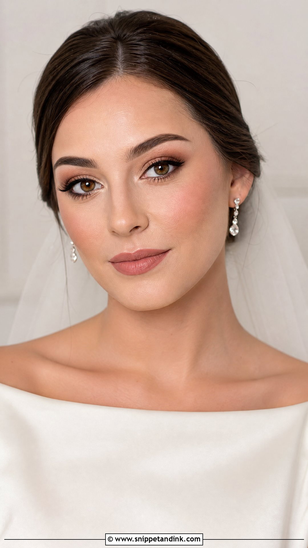 Matte Bride Makeup For Blue Eyes Brunette - Snippet and Ink - 20 Bride Makeup for Blue Eyes Brunette