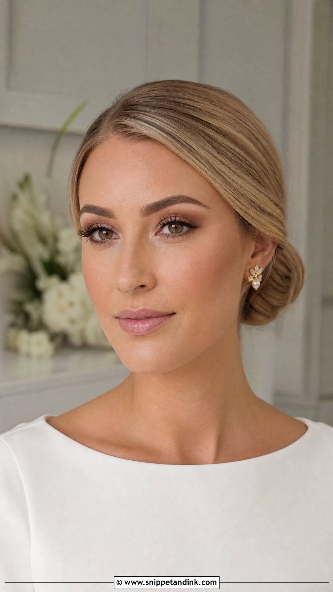 Matte Bronze Bridal Makeup - Snippet and Ink - 20 Bronzey Glowy Bridal Makeup Ideas