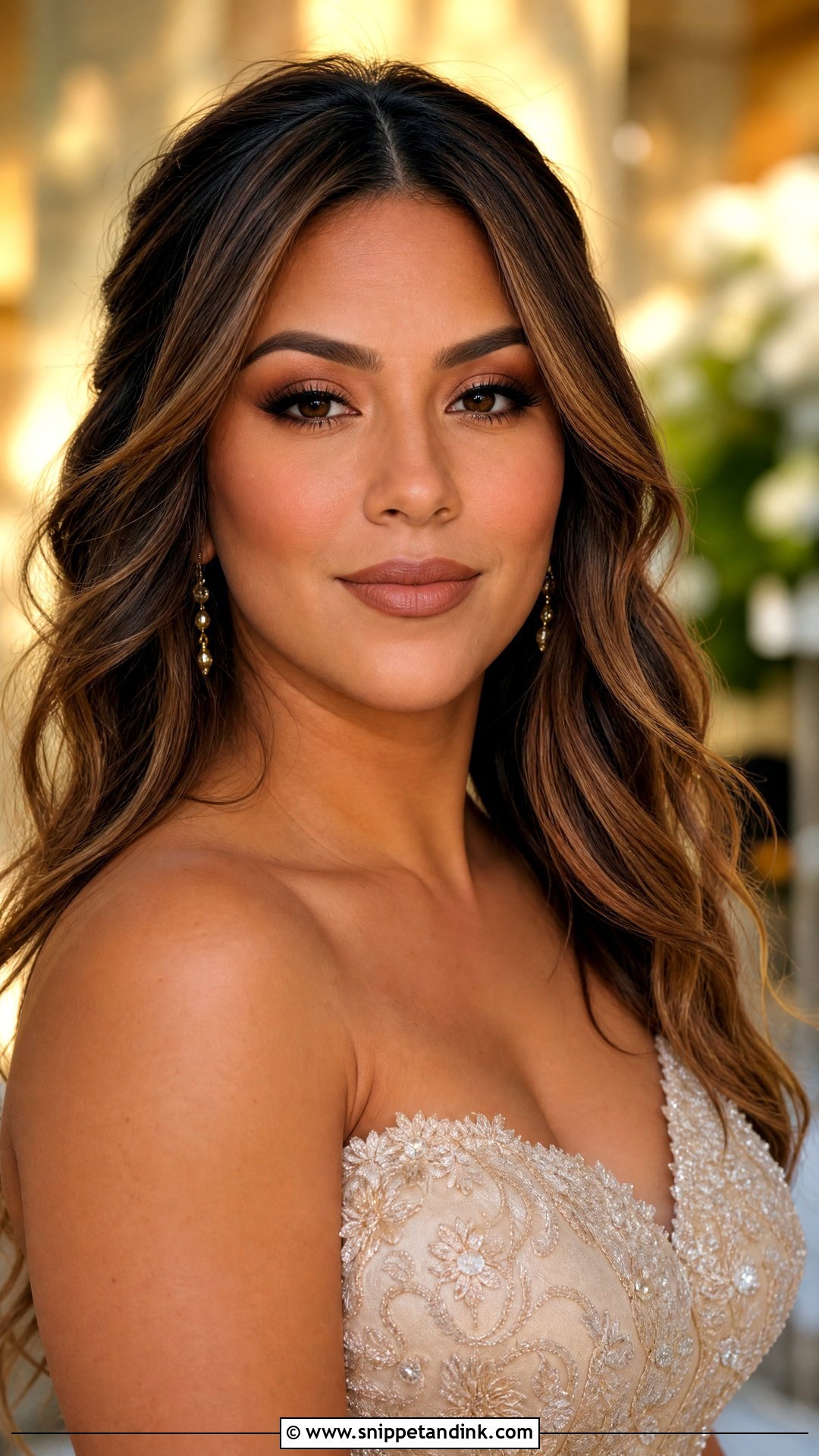 Matte Bronze Wedding Makeup - Snippet and Ink - 20 Matte Wedding Makeup Ideas