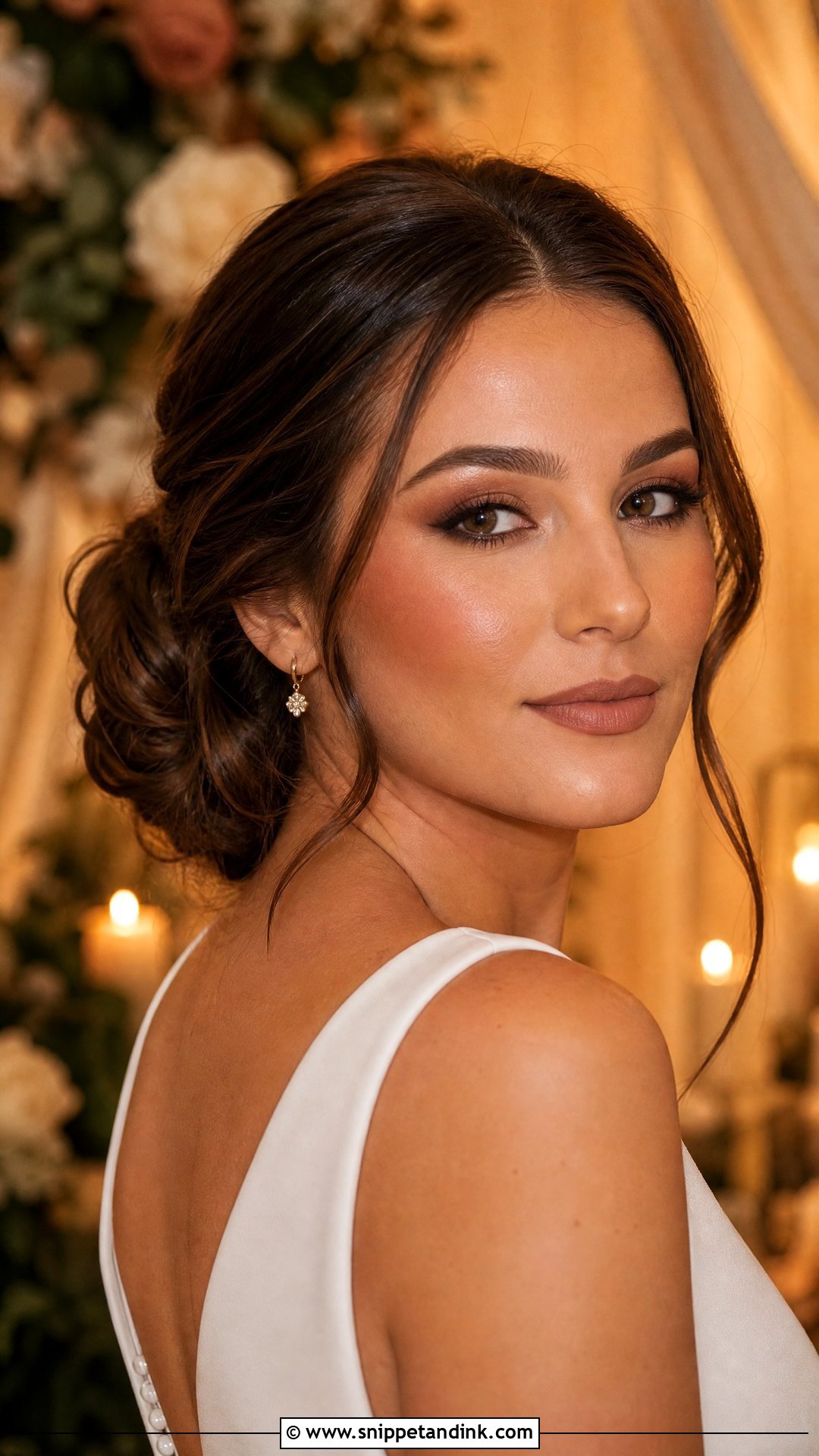 Matte Bronze Wedding Makeup - Snippet and Ink - 25 Bronze Wedding Makeup Ideas
