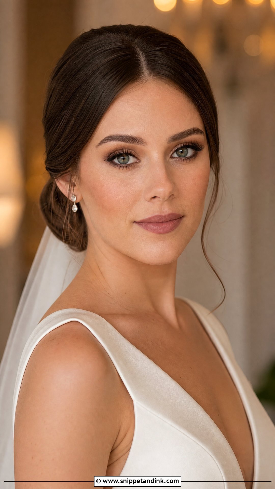 Matte Bronze Wedding Makeup For Brown Eyes - Snippet and Ink - 20 Bronze Wedding Makeup for Brown Eyes
