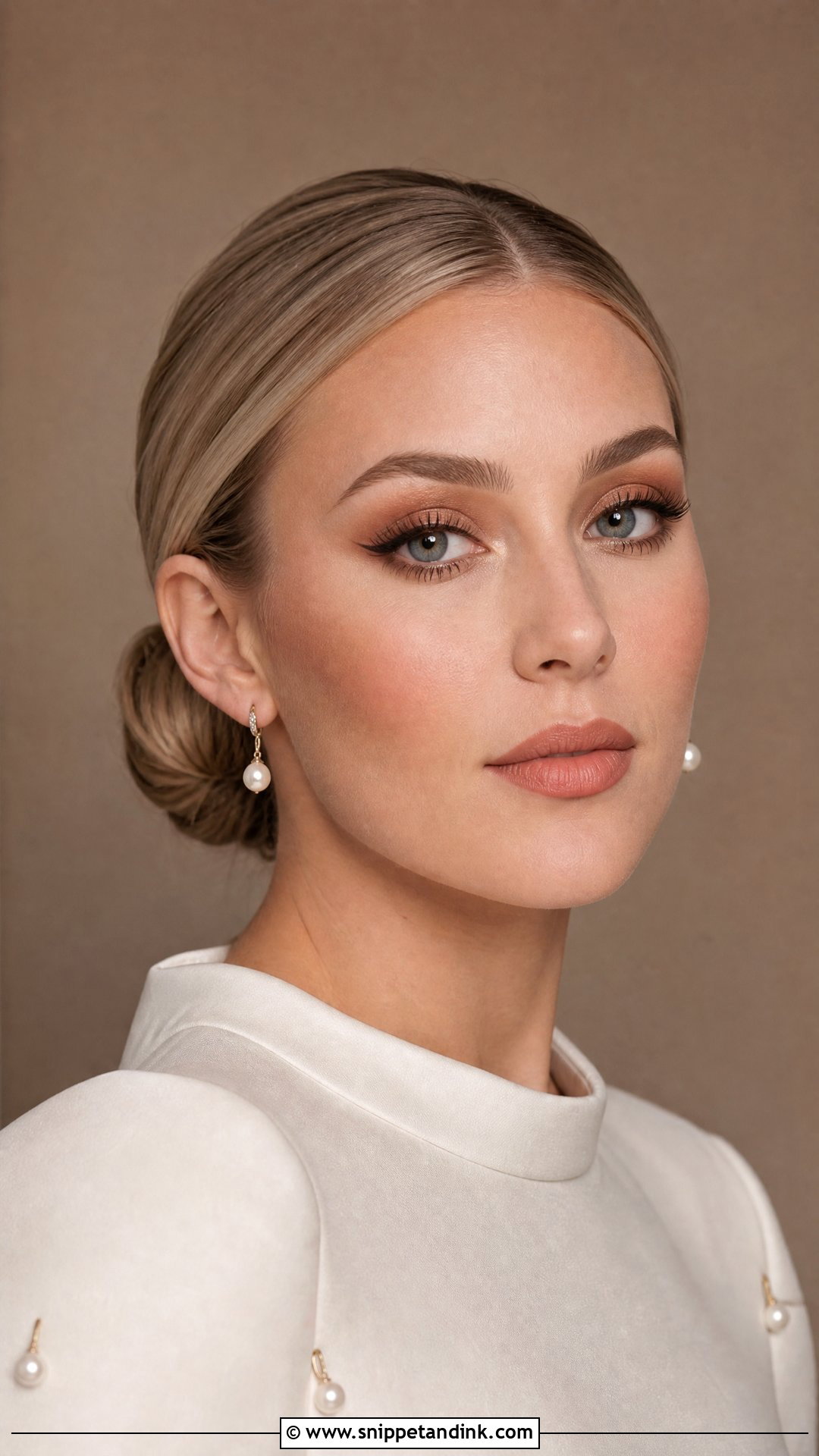 Matte Bronze Wedding Makeup - Snippet and Ink - 20 Bronze Makeup Look Wedding Ideas