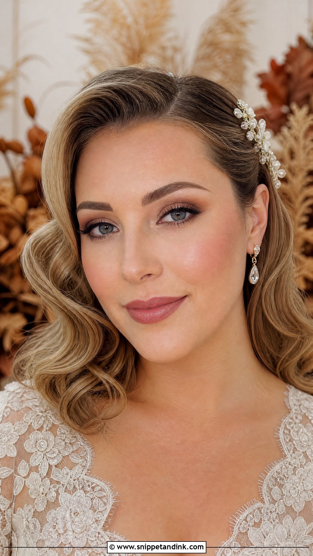 Matte Brown Bridal Makeup For Brown Eyes - Snippet and Ink - 20 Fall Bridal Makeup for Brown Eyes