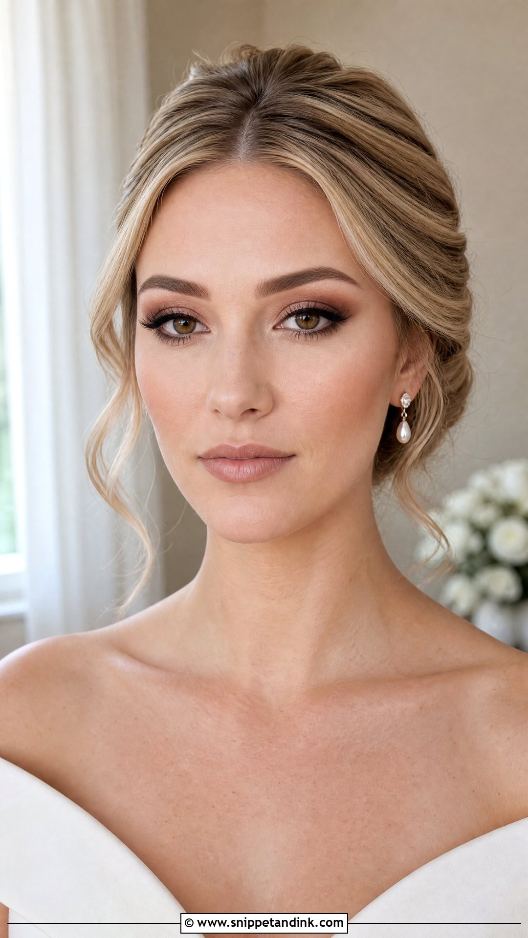 Matte Brown Bridal Makeup for Brown Eyes - Snippet and Ink - 25 Bridal Make Up for Brown Eyes