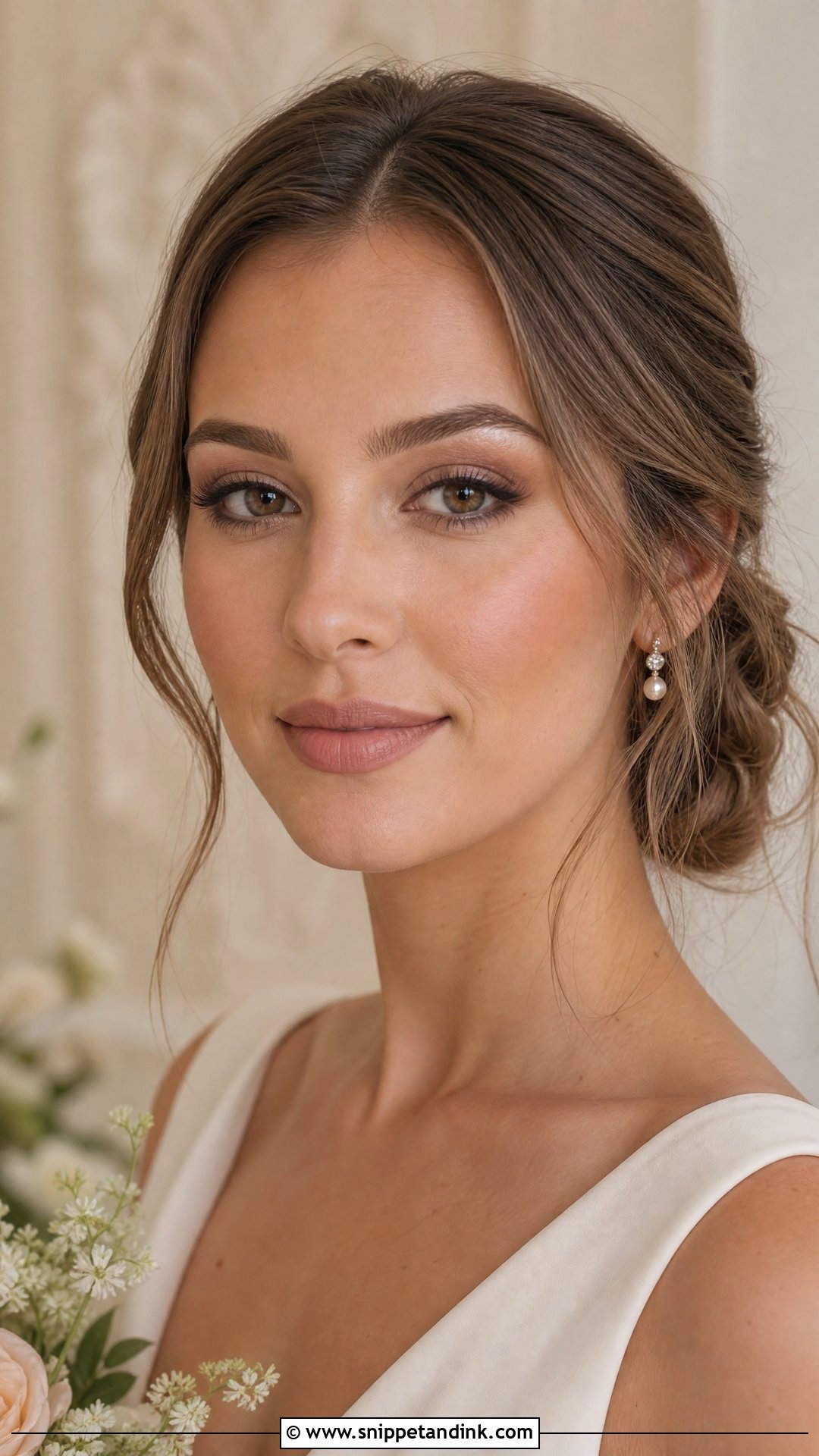 Matte Brown Bridal Makeup - Snippet and Ink - 20 Brown Bridal Makeup Ideas