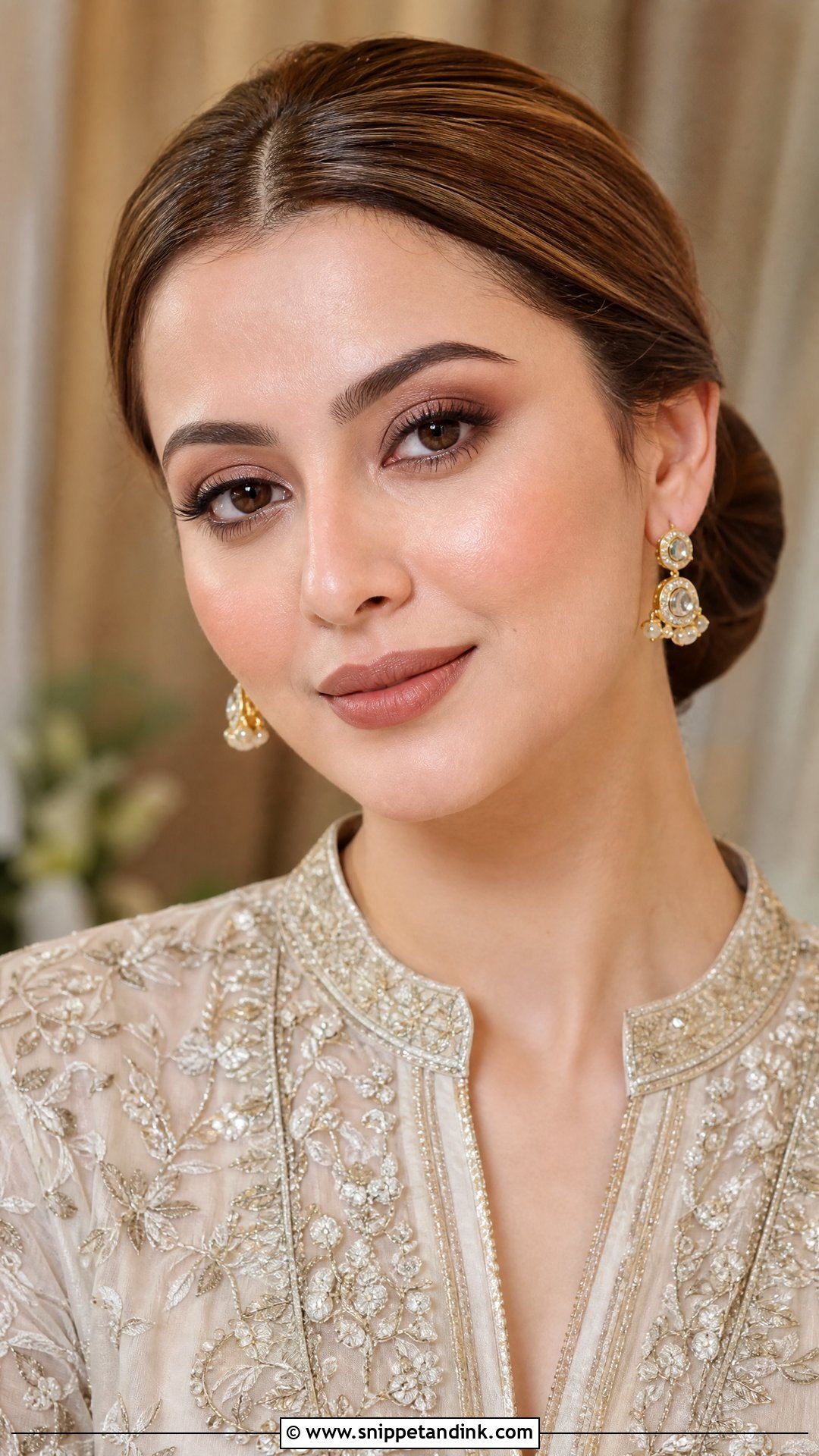 Matte Brown Eye Makeup For Indian Wedding - Snippet and Ink - 20 Eye Makeup for Indian Wedding Ideas