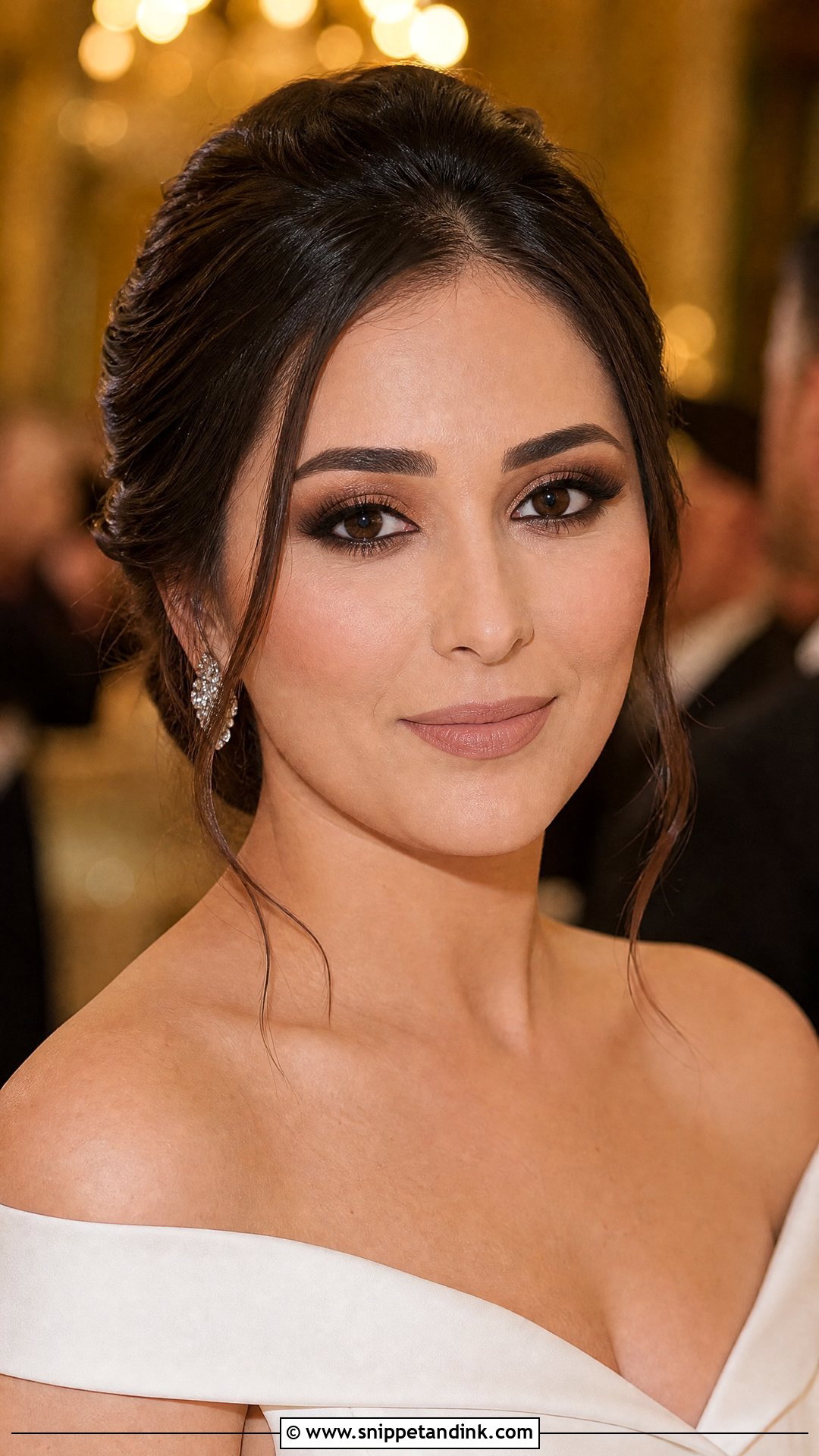 Matte Brown Smokey Eye Wedding Makeup - Snippet and Ink - 20 Natural Smokey Eye Makeup Wedding Ideas