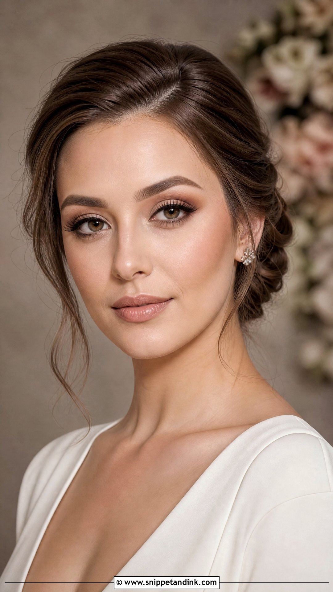 Matte Brown Wedding Makeup For Brown Eyes - Snippet and Ink - 20 Wedding Makeup Ideas for Brown Eyes