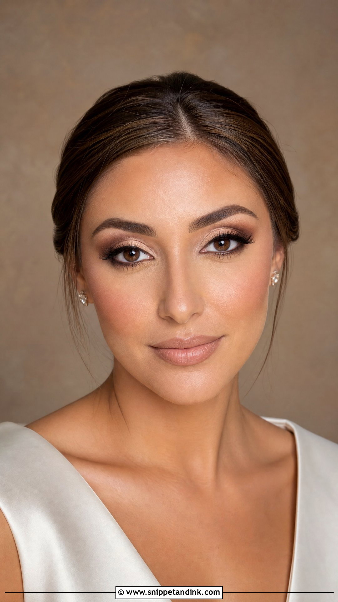 Matte Brown Wedding Makeup For Dark Brown Eyes - Snippet and Ink - 20 Wedding Makeup for Dark Brown Eyes